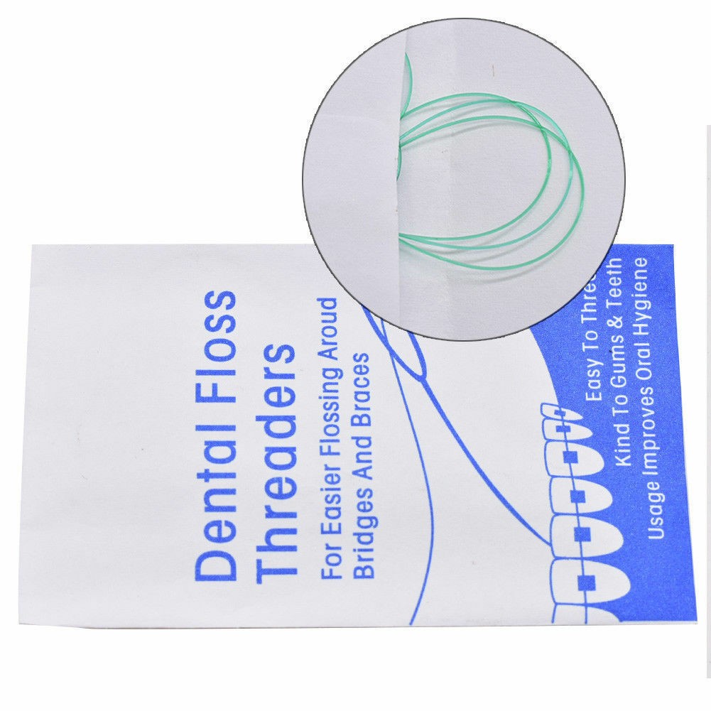 7 Pcs/Box Dental Teeth Oral Cleaning Care Orthodontic Kits Brush Floss 4 Colors
