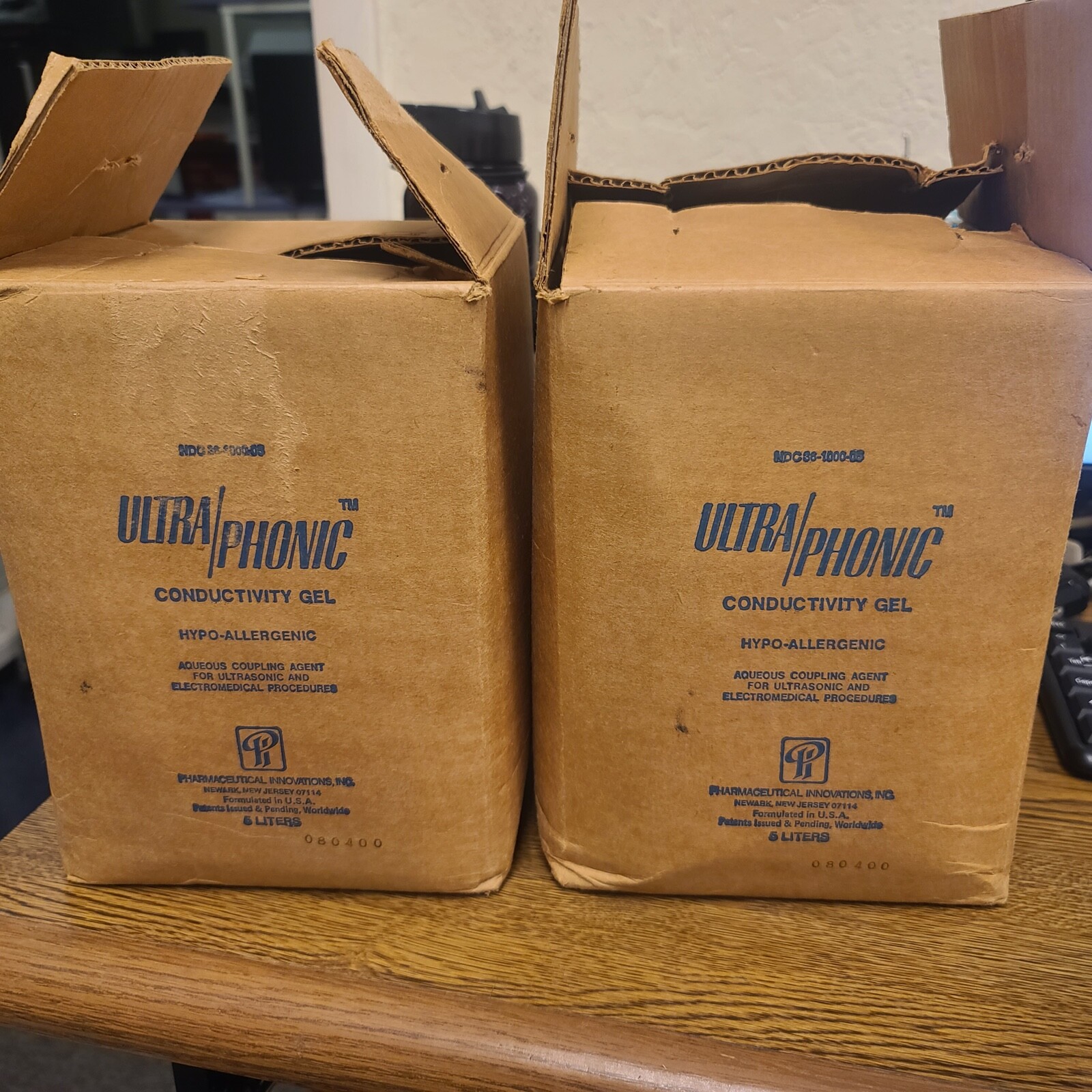 Lot of Two ~ 5-Liter Ultra/Phonic Conductivity Gel