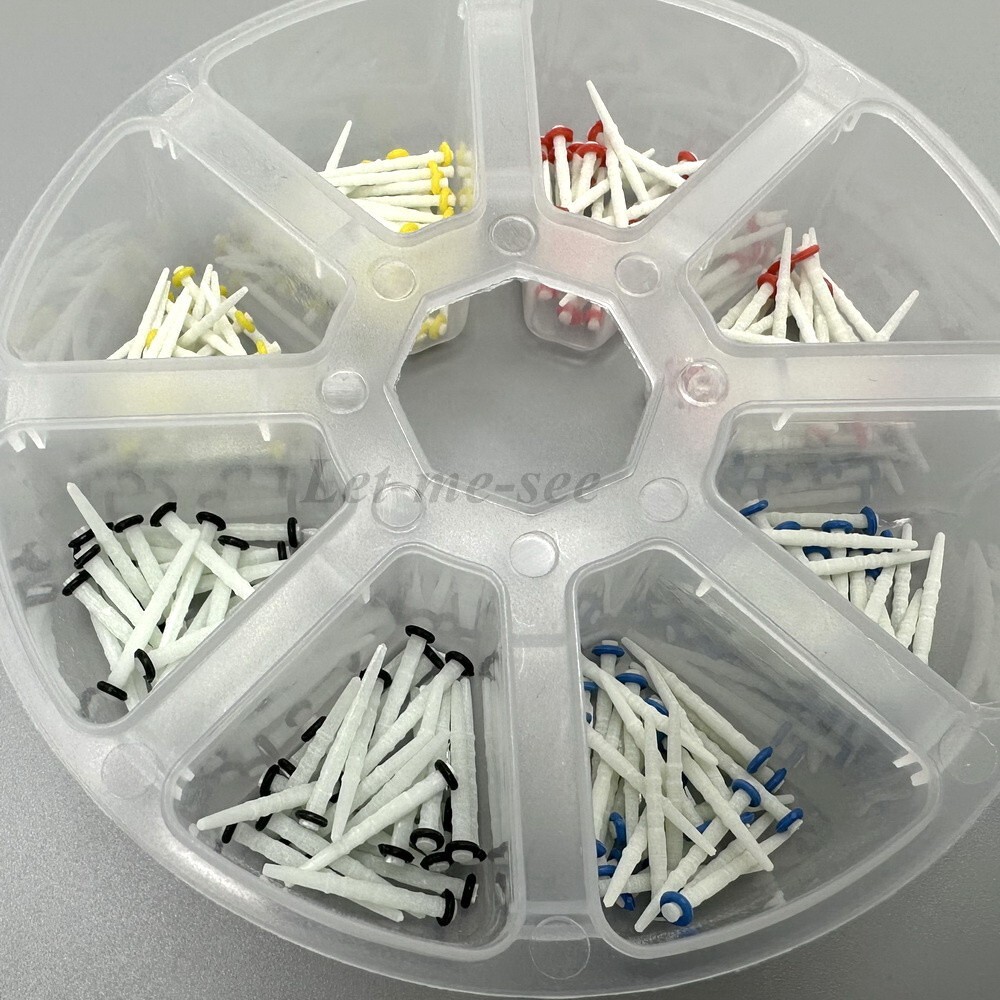2000Pcs Dental Quartz Glass Fiber Post Teeth Restorative Screw Straight 4 Sizes