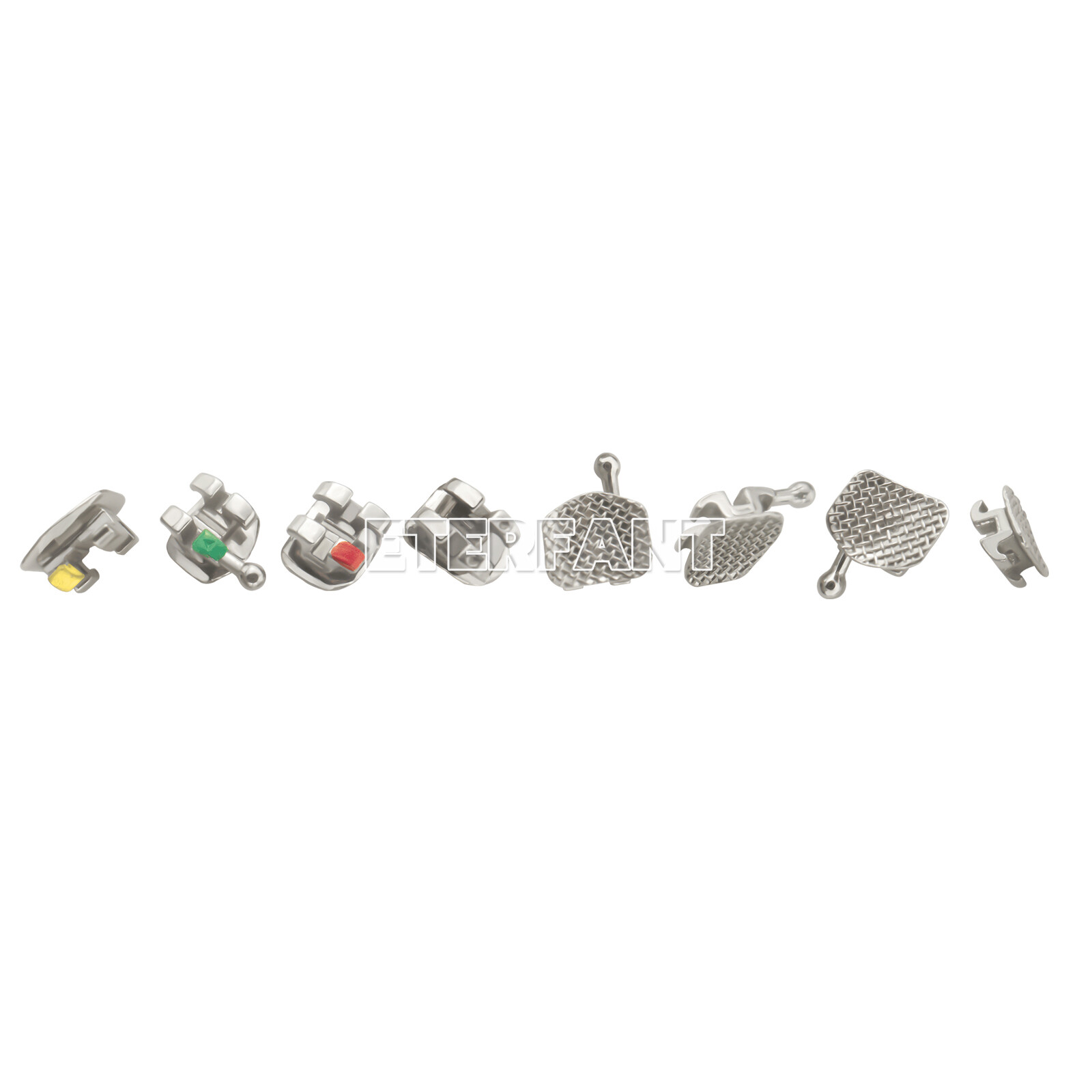 ETERFANT Dental Ortho 1040PCs Ligature Ties Elastic Rubber Bands/Bracket Braces