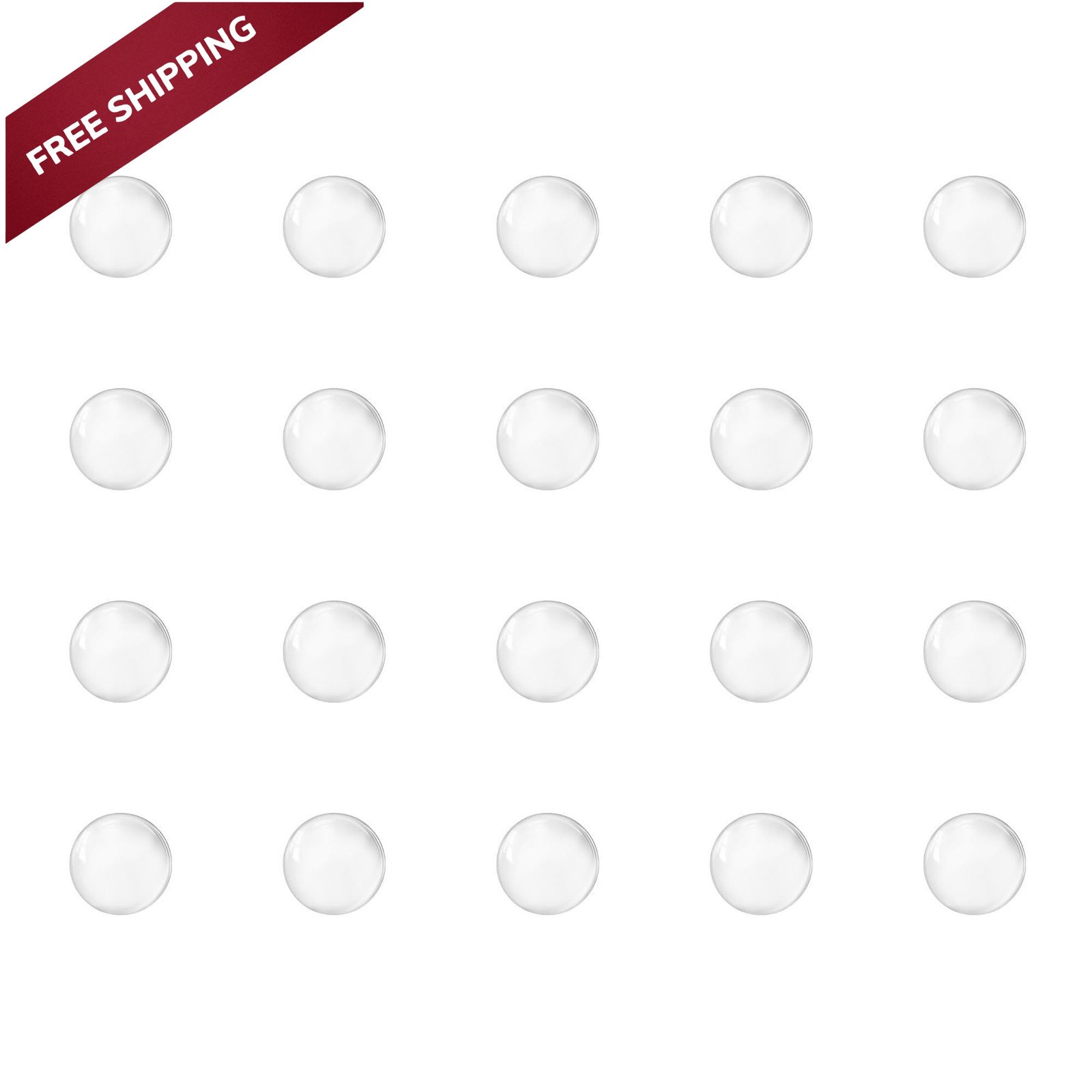 uxcell 3mm Solid Round Clear Glass Ball Boiling Stones Soda Lime 3mm, white