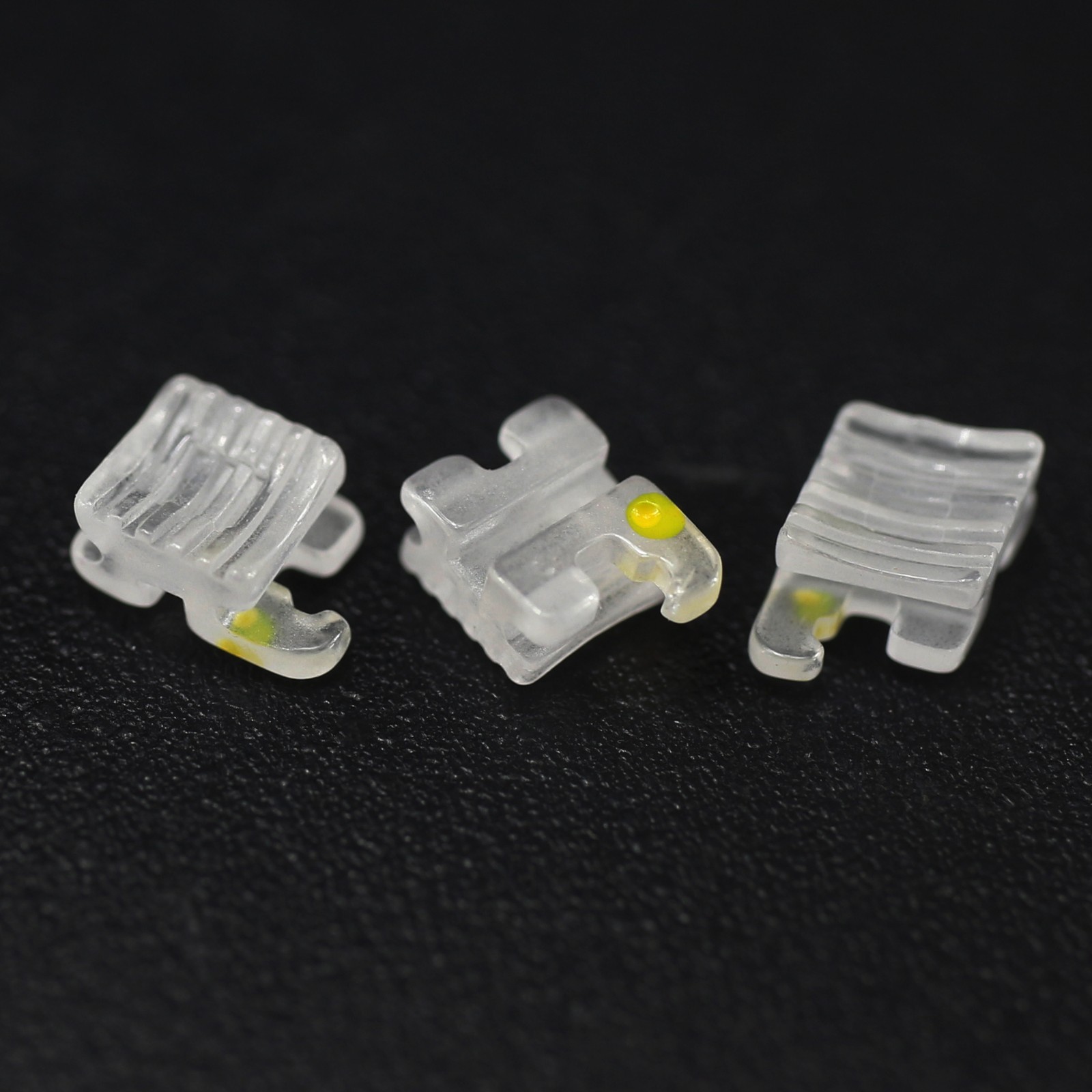 Dental Orthodontic Self Ligating Ceramic Brackets Braces Roth MBT 022 345 Hooks