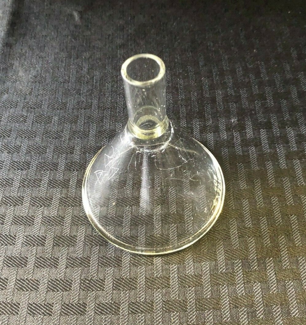 Corning Pyrex Glass 75mm Diameter Powder Filling Funnel, Damaged, 6220-75