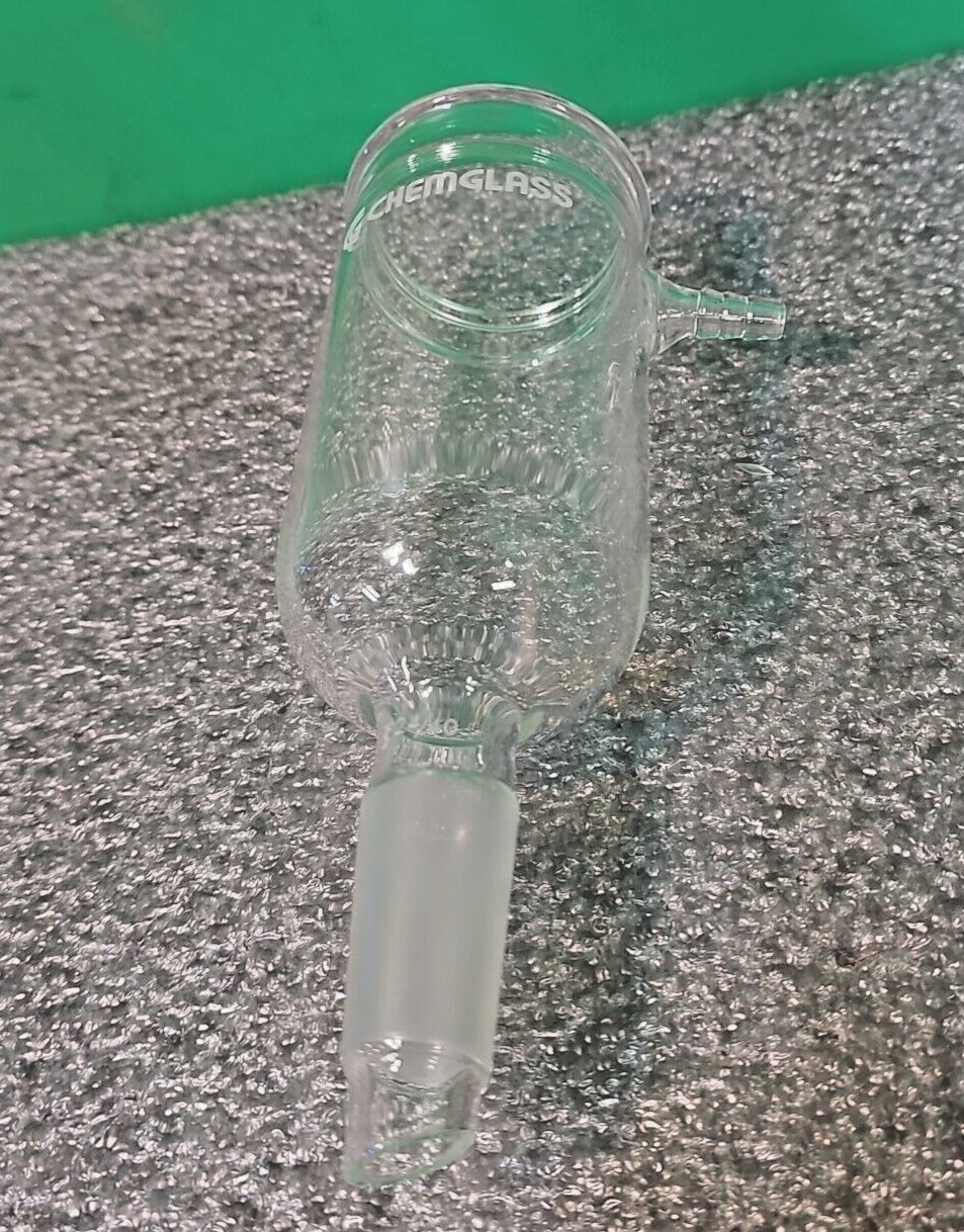 CG-1052 Adapter, Vacuum Filtration, #5 or 6 Top Pluro Stopper, 24/40 CG-1052-03