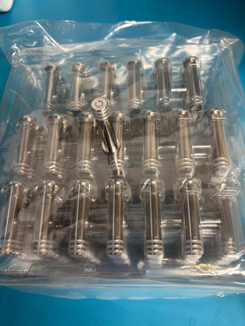 1ml Borosilicate Glass Syringe Oil Liquid Dispenser with Metal Luer Lock