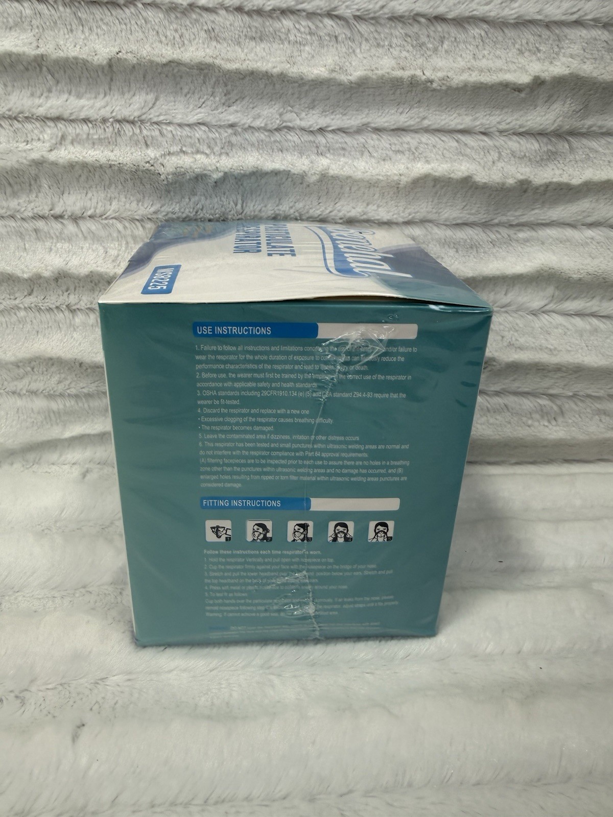 NIOSH Approved N95 Mask Particulate Respirators 20ct Face Masks White Exp 2/28