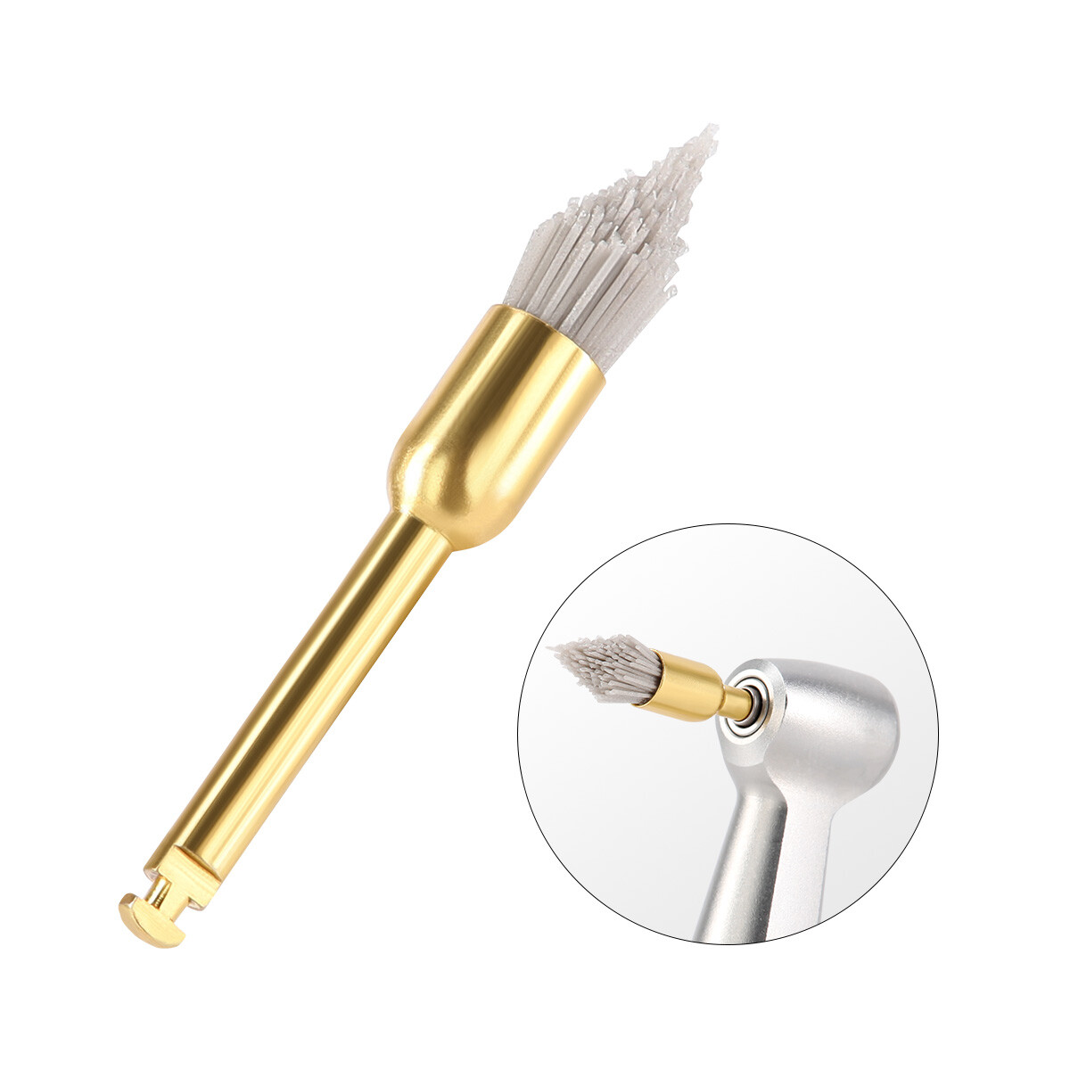 Dental Composite Polishing Brush Stain Removal Aluminium Oxide/Silicon Carbide