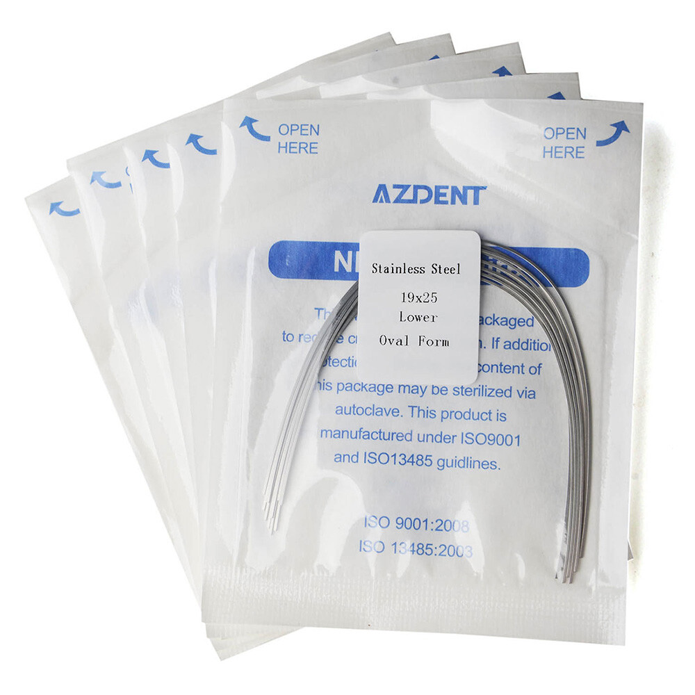 AZDENT Dental Orthodontic Arch Wire Rectangular Stainless steelFor Bracket