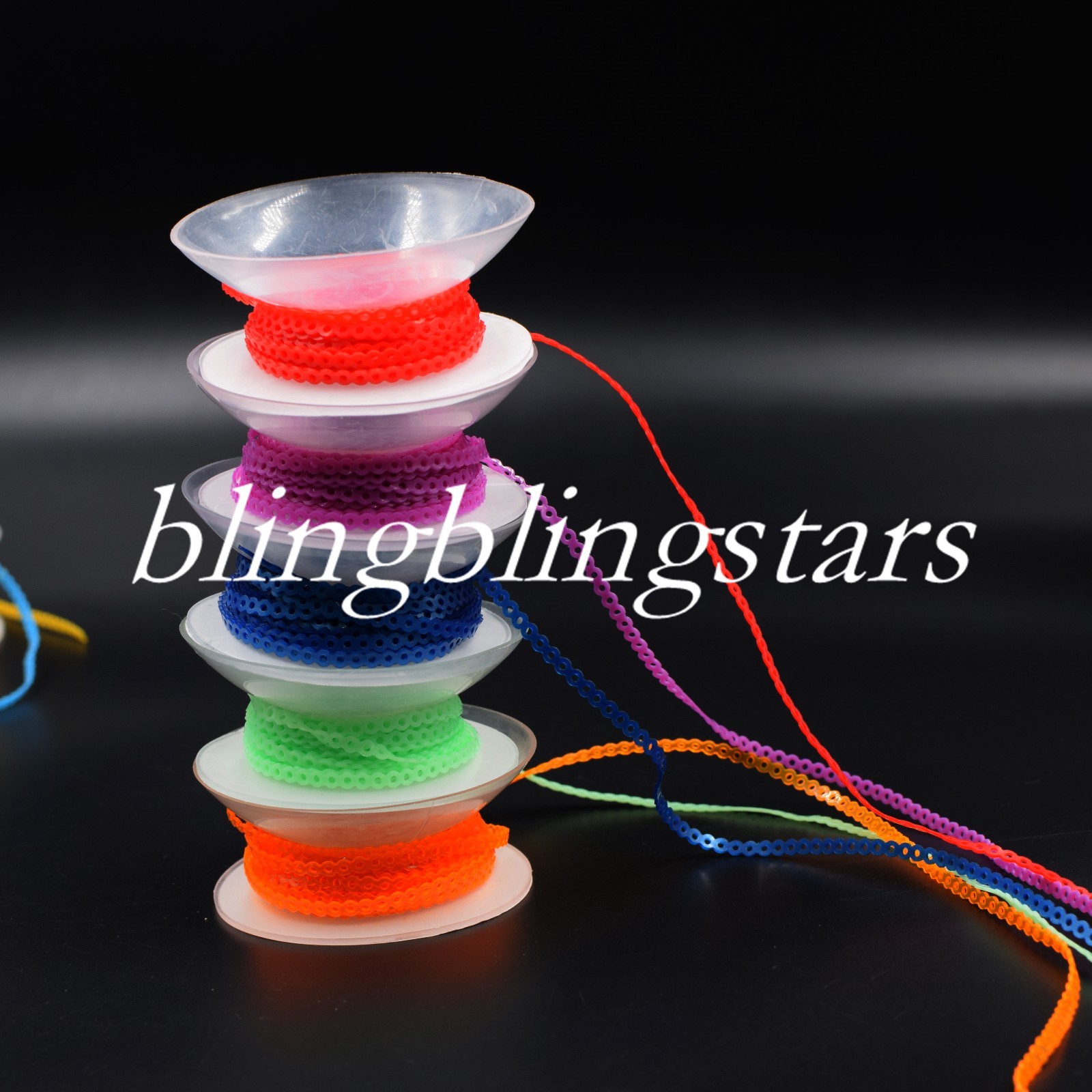 Dental Orthodontic Elastic Ultra Power Chain Rubber Band Long/Short/Continuous