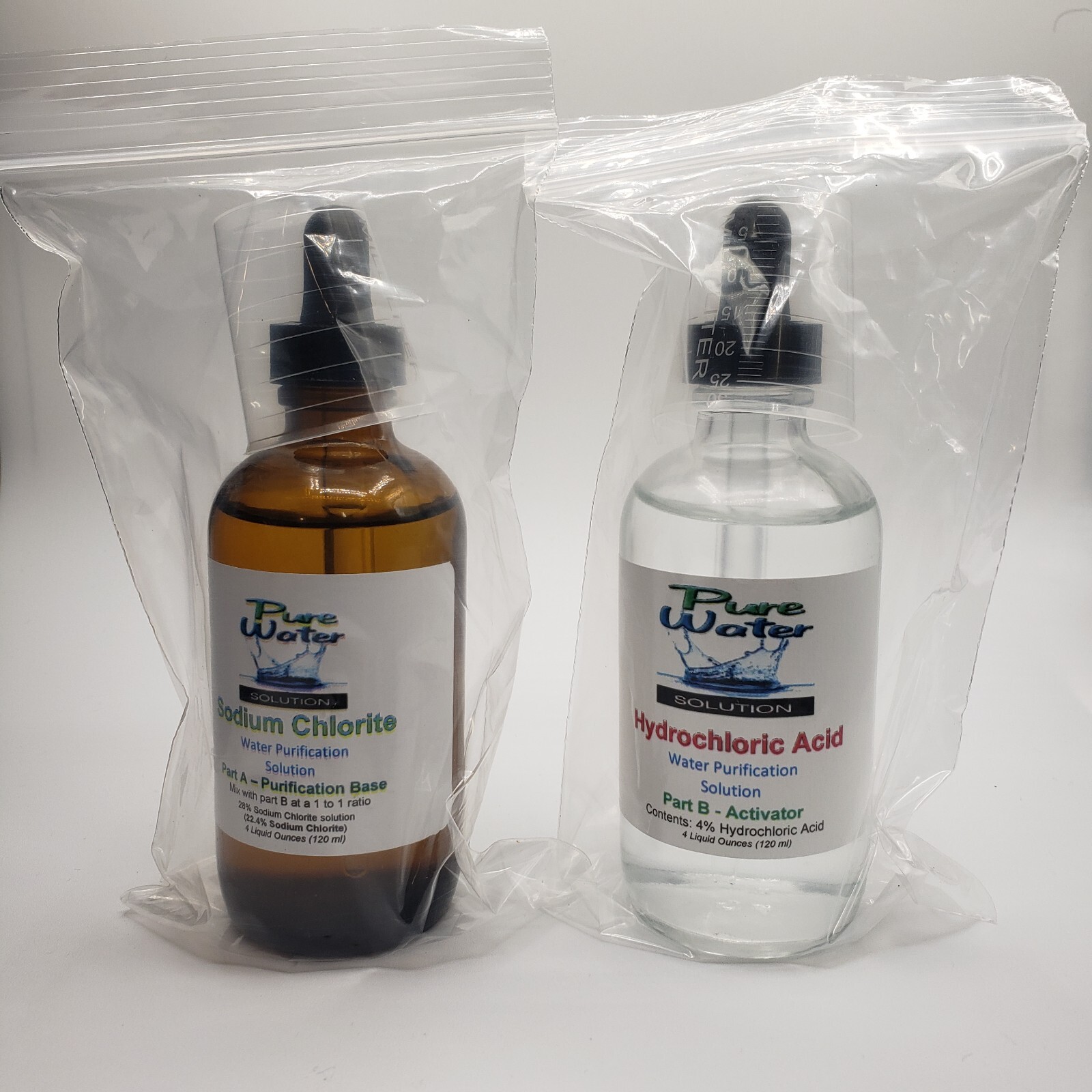 The Original – ClO2 – Water Purification Drops – Four SETS