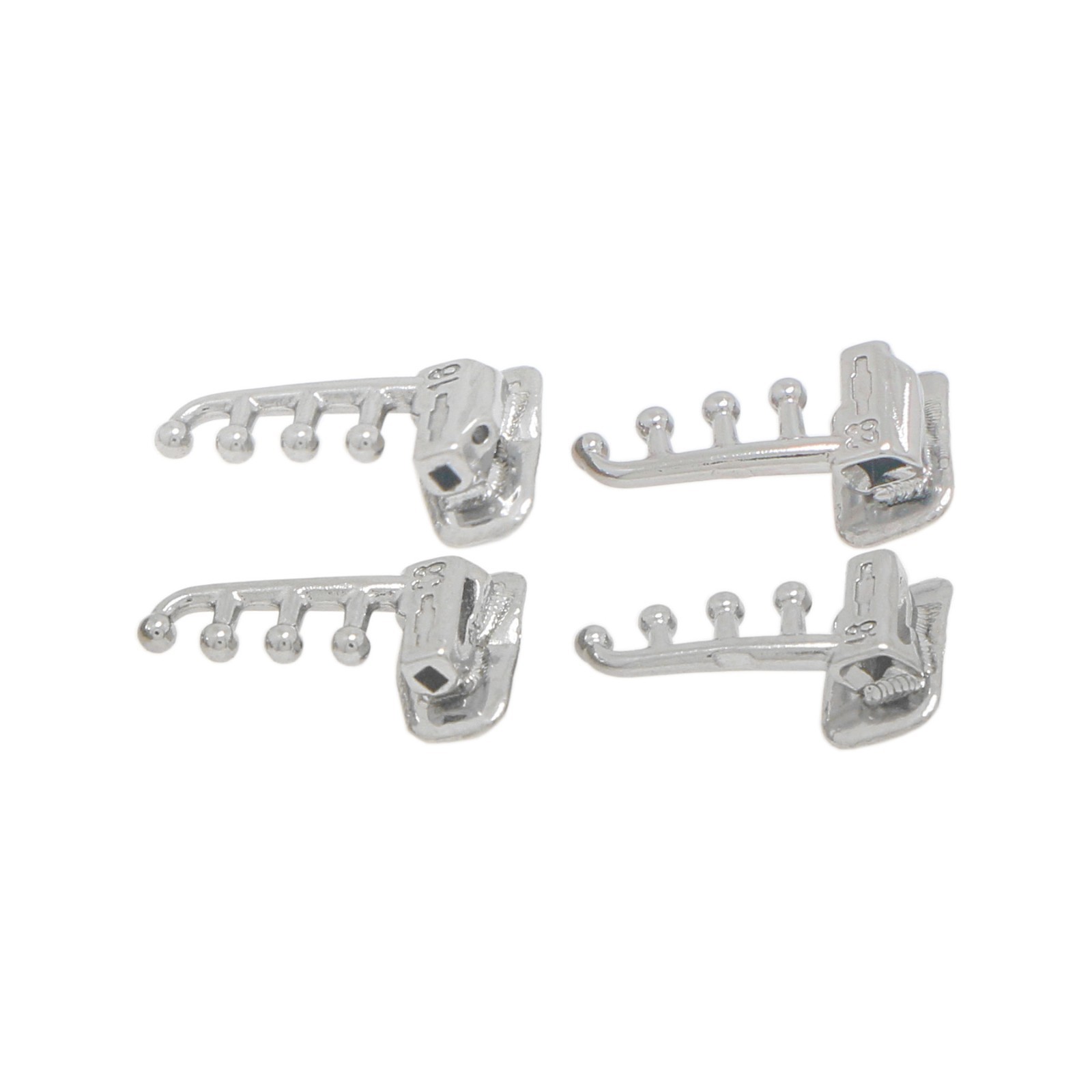 Dental Orthodontic Bondable Tube Roth 022 1st Molar with Multifunctional Hooks