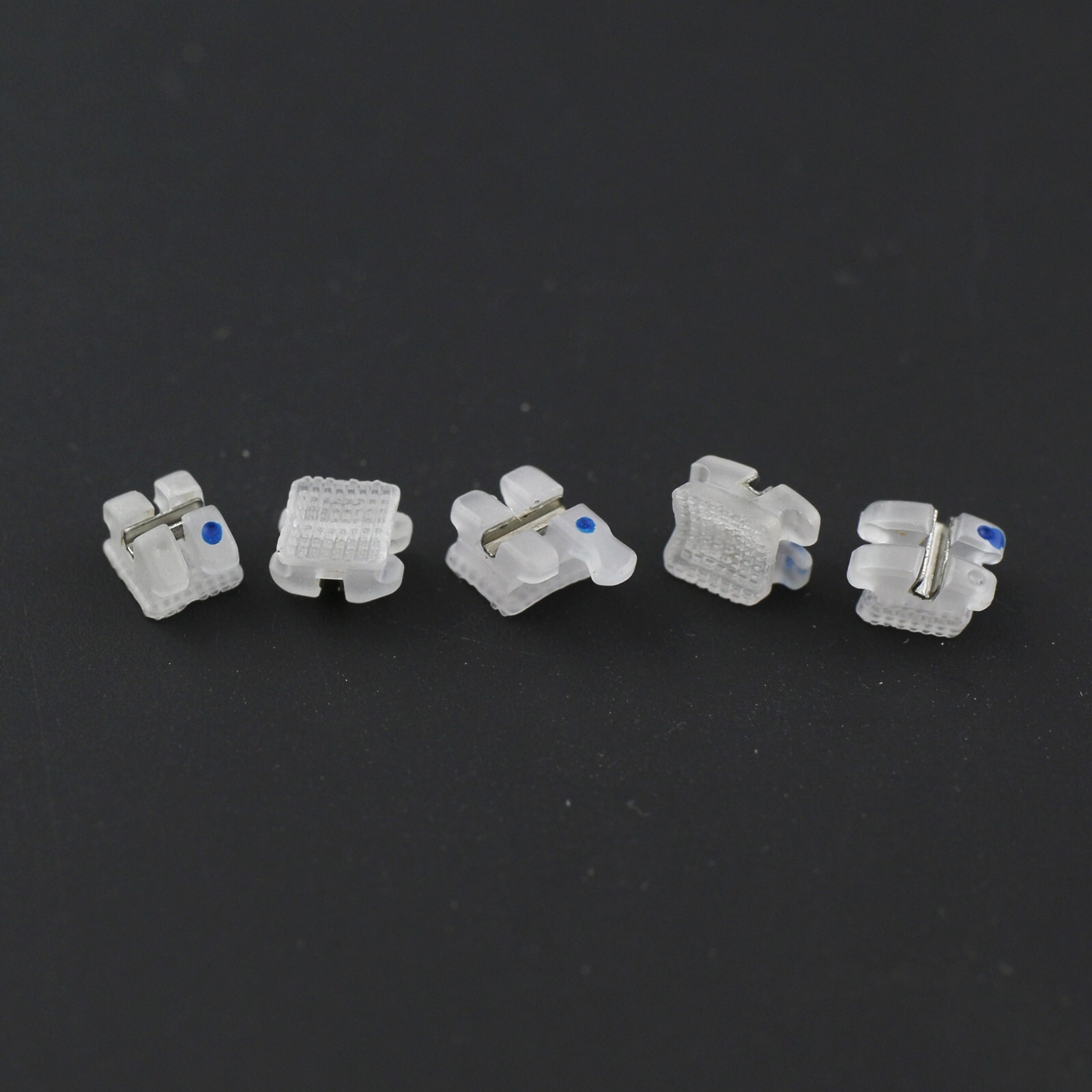 Orthodontic Bracket Ceramic Metal Slot Aesthetic Braces Roth 018 022 3M Clarity
