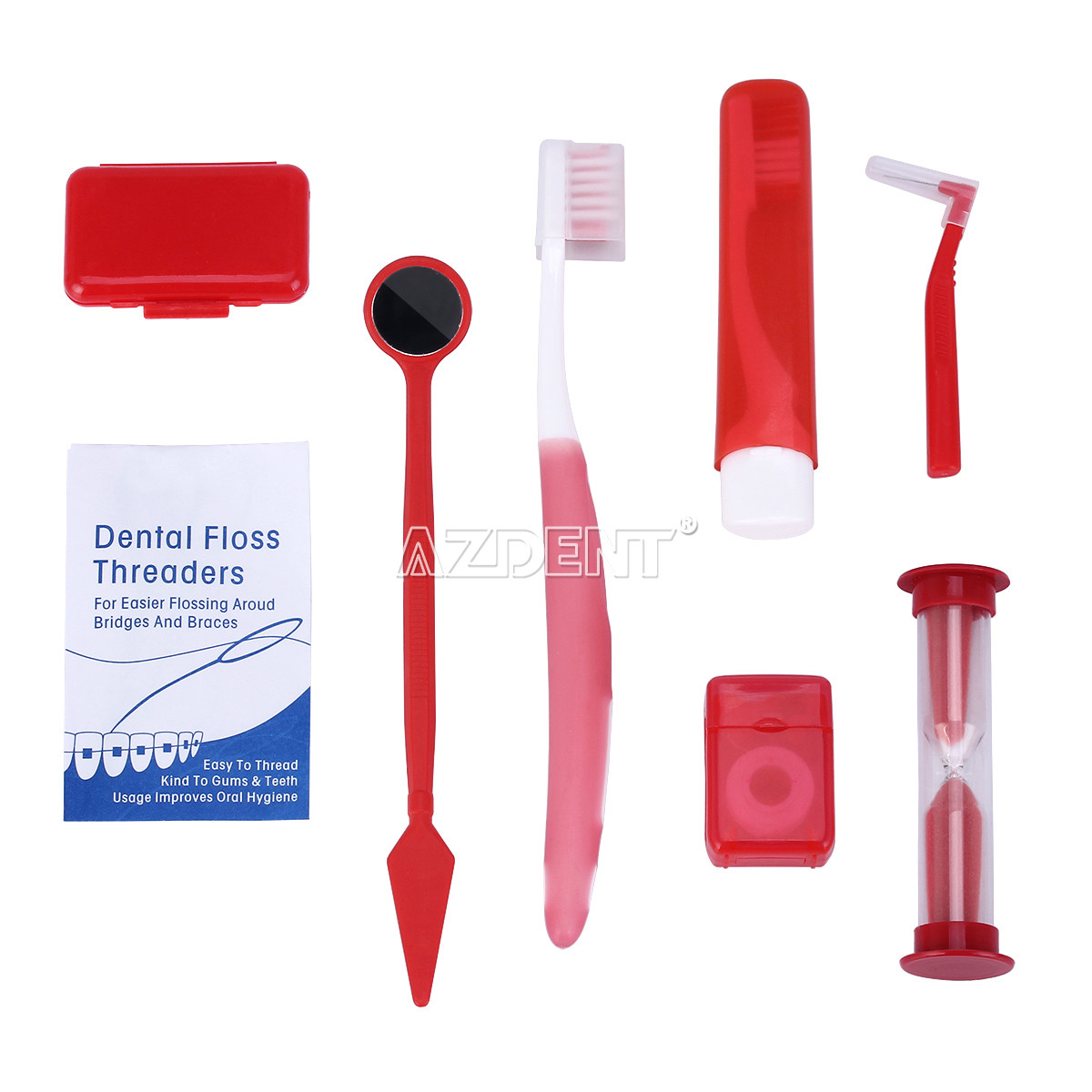20 Kit AZ Dental Orthodontic Oral Care Kit Hygiene Clean Tools Teeth Whitening