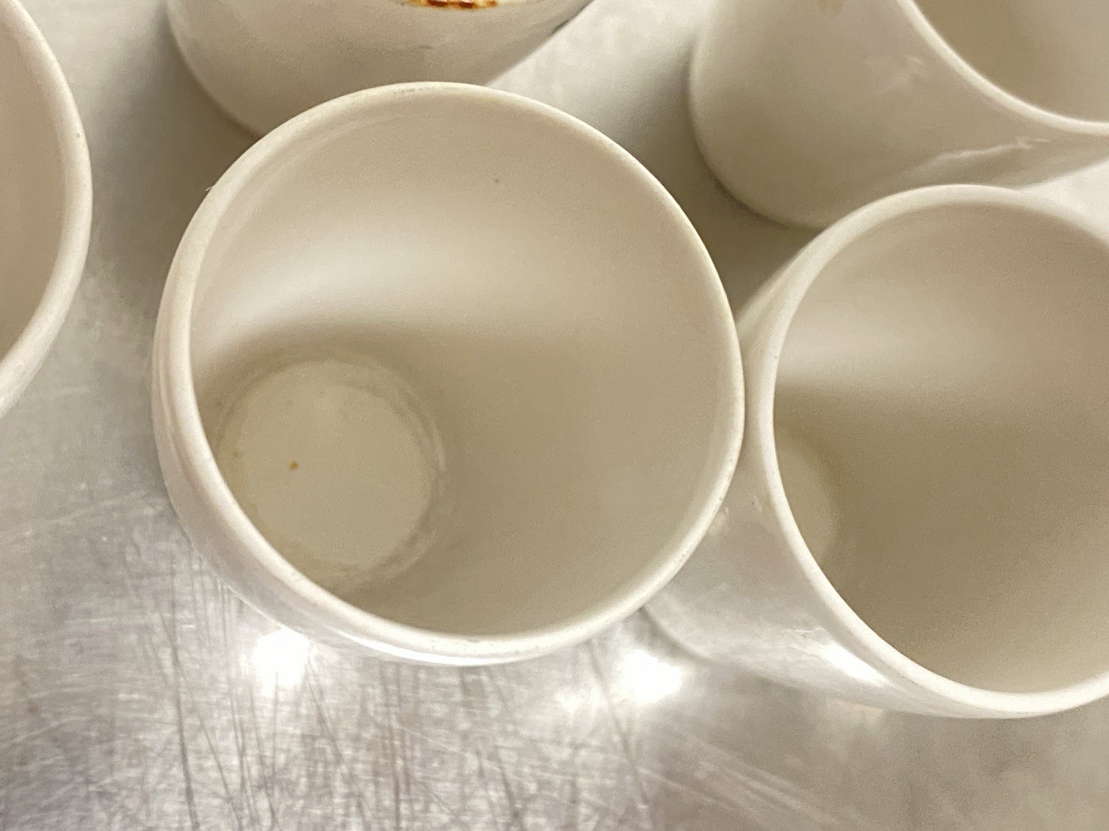 Lot of 6 CoorsTek 60528 Porcelain Crucibles Pre-owned