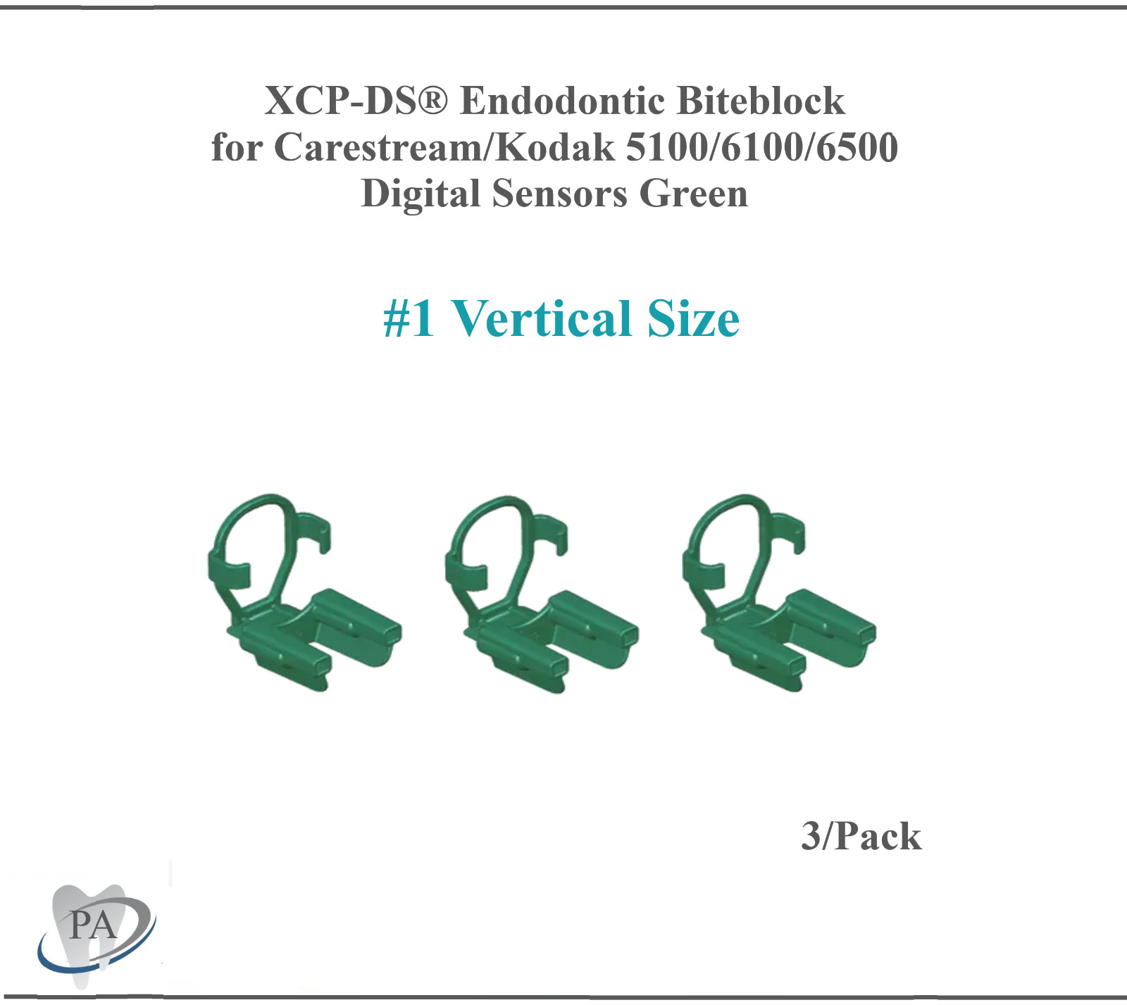 Dental X-Ray XCP-DS Biteblock for Carestream/Kodak 5100/6100/6500 Digital Sensor