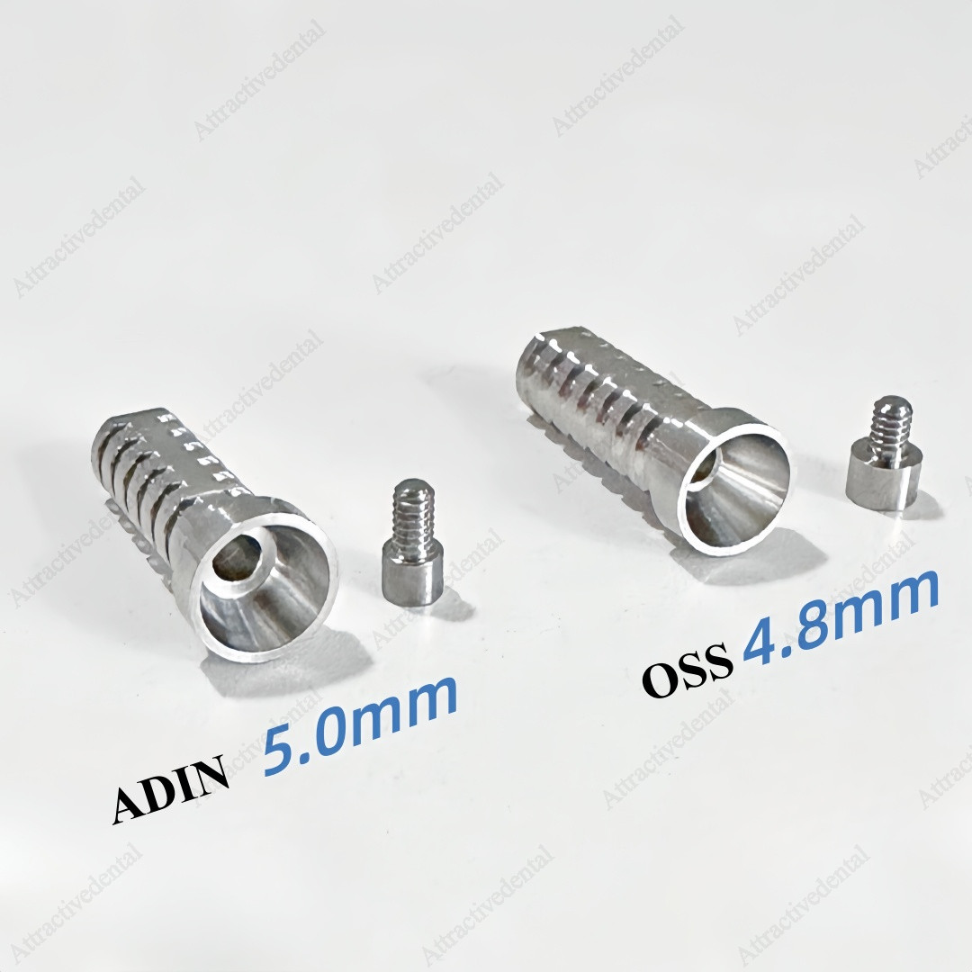 20Pcs Titanium Temporary Cylinder MU Sleeve Multi Unit Abutment Fit OSS/ITI/NOB