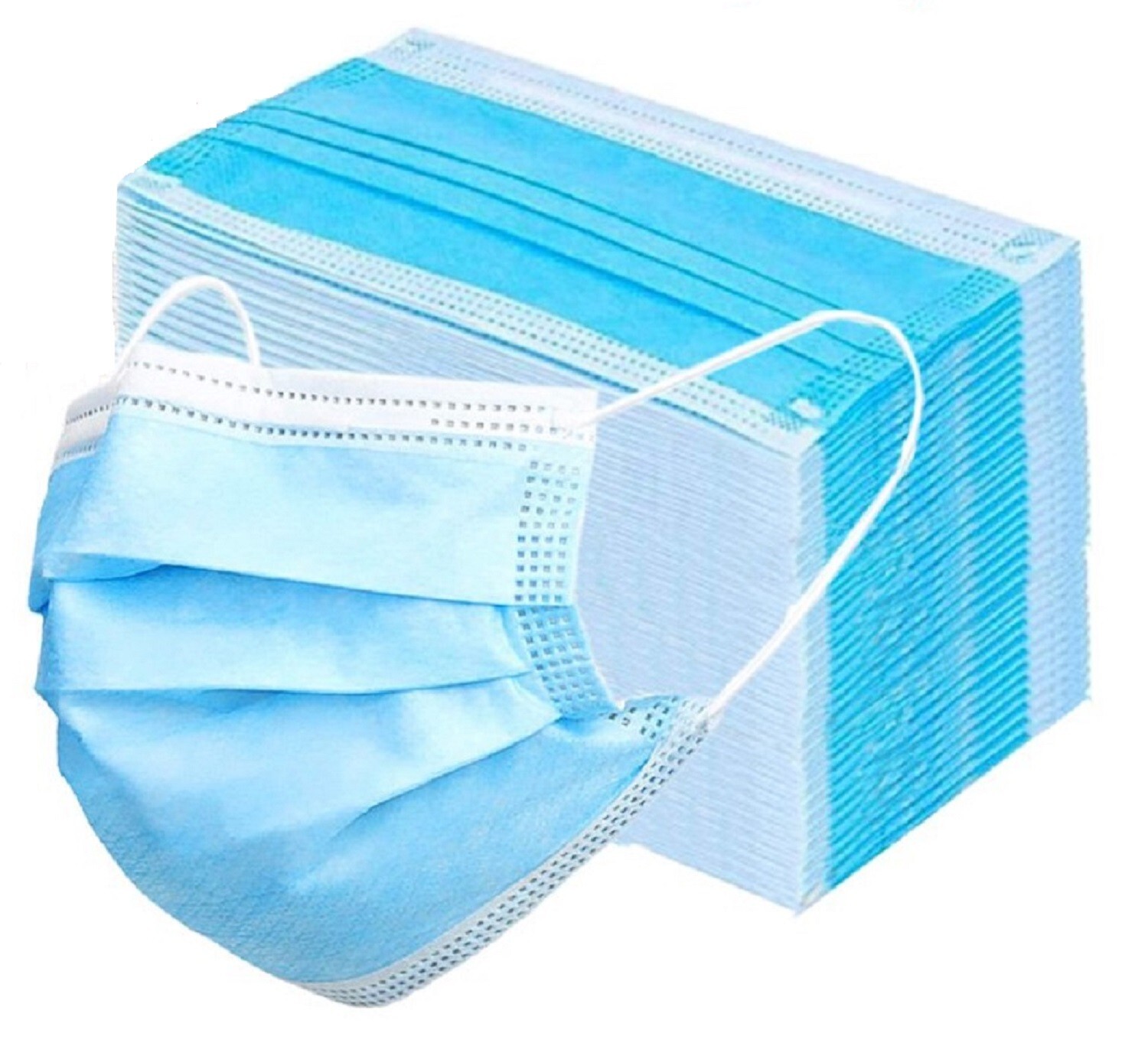 [KIDS] 50 PC Disposable Face Mask 3-Ply Non-Medical Ear loop Mouth Cover-Stitch