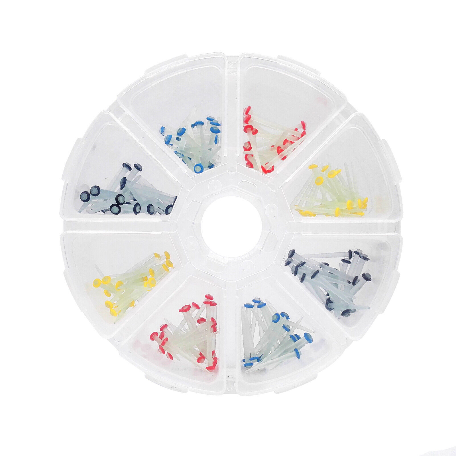 Dental Fiber Post Kit Mixed/Screw/Straight Post Quartz Glass Thread Pile