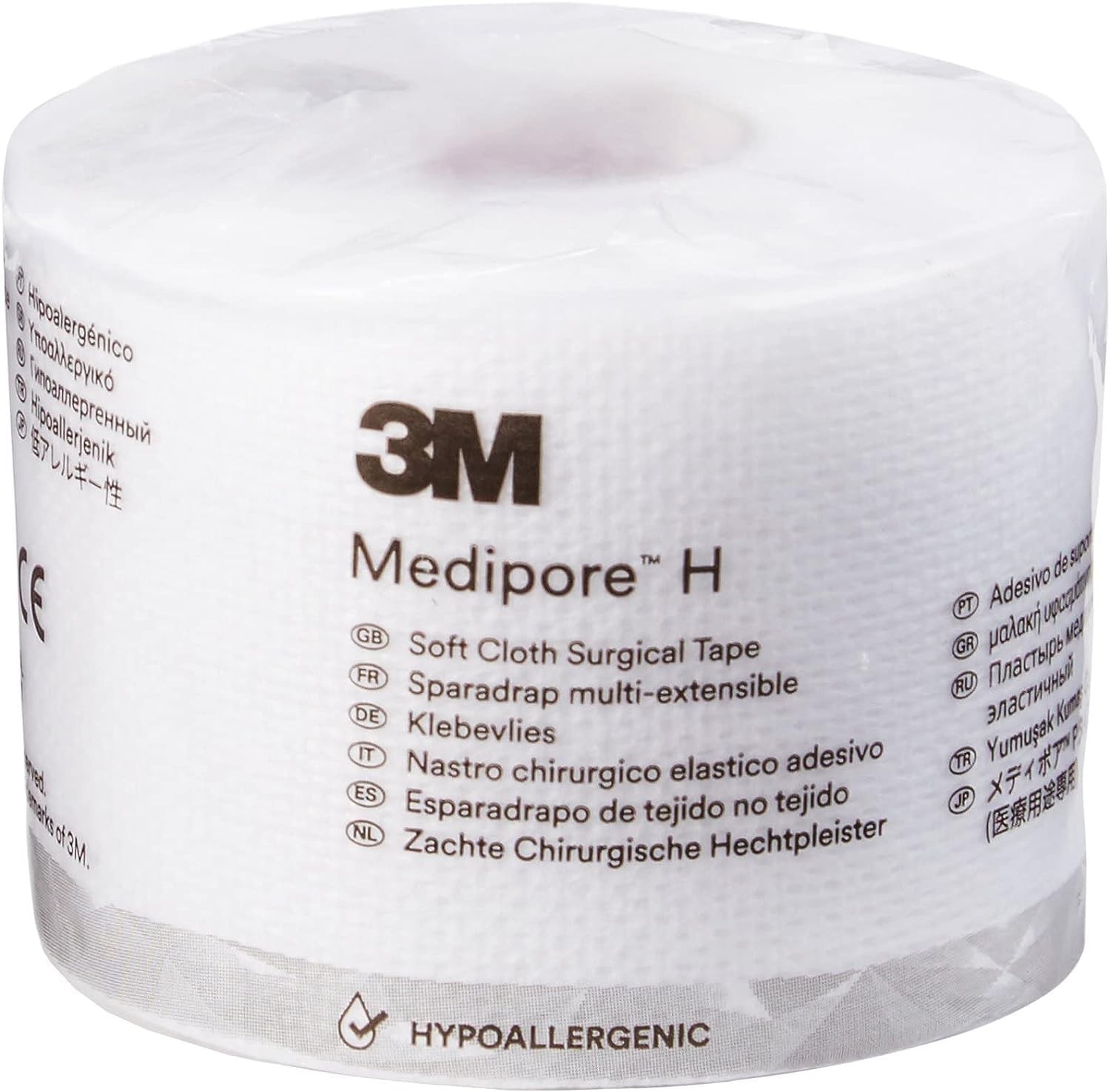 3M Medipore H Perforated Medical Tape 2″ x 10 Yd 1 Count (Pack of 1), White