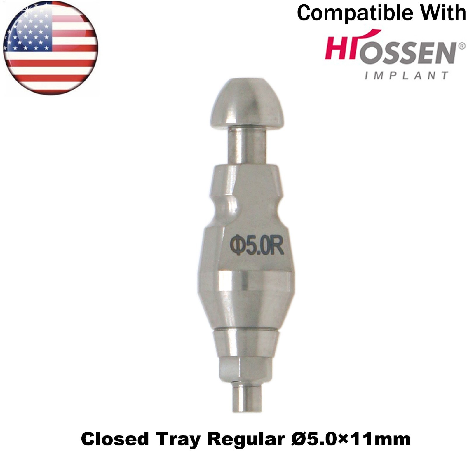 Dental Transfer Impression Coping Open Closed Tray lab Analog Fit Hiossen Osstem