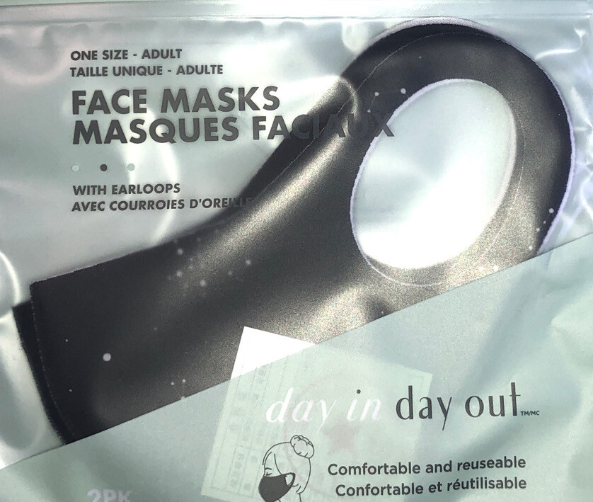 6 Adult Face Masks Black Washable Reusable Breathable(3ea 2Pks)BRAND NEW-SHIP24H