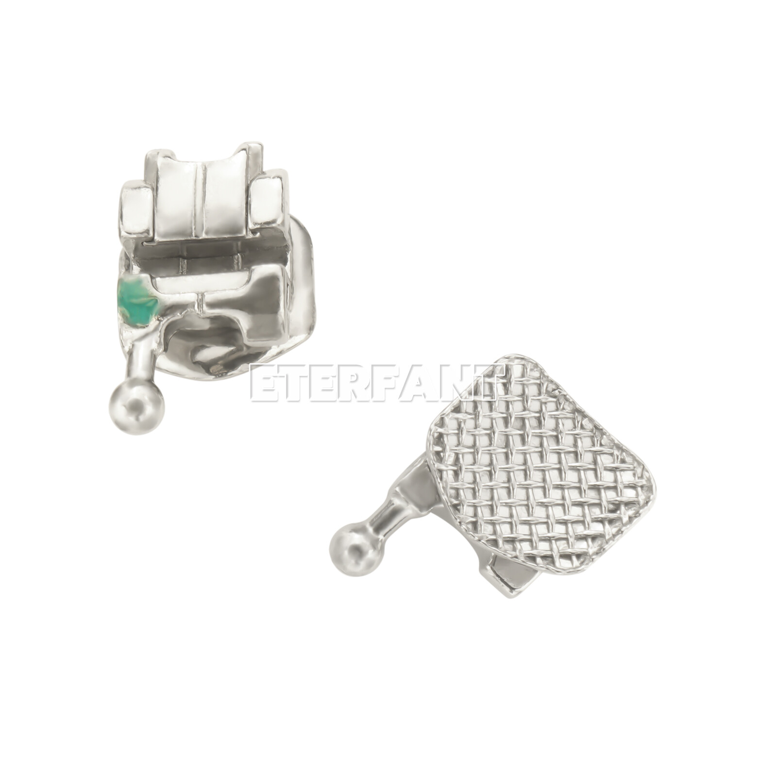 ETERFANT Dental Orthodontic Self-Ligating Bracket Braces Roth 022 345Hooks+Tool