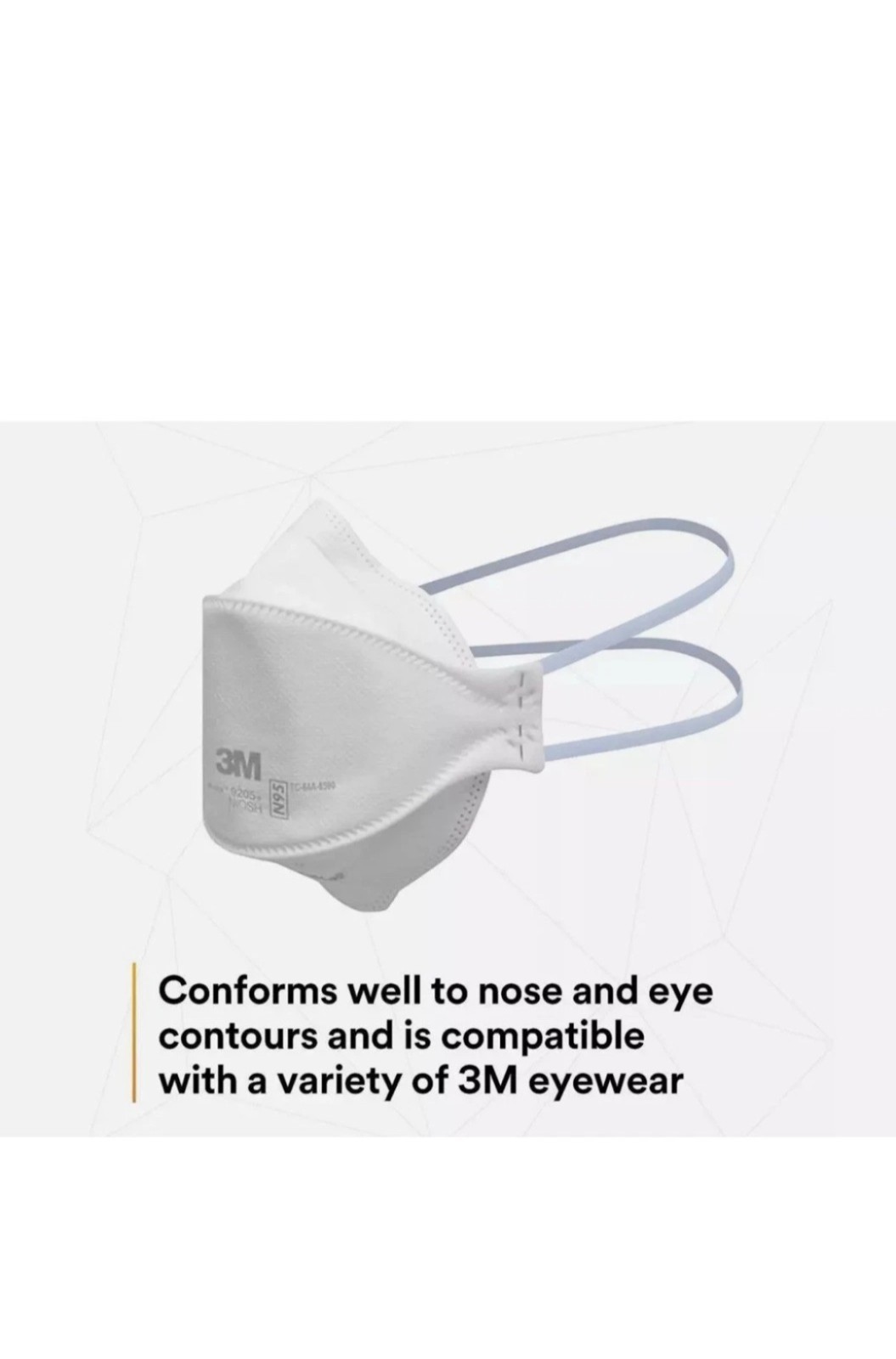 20 Pack 3M Aura 9205+ N95 Particulate Respirator Face Mask NIOSH – White