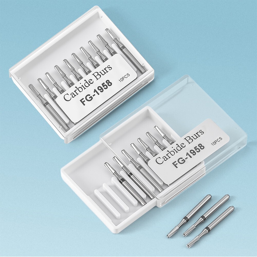 Dental Lab Tungsten Carbide Burs Round Bur FG 1.6mm Metal Cutting High Speed