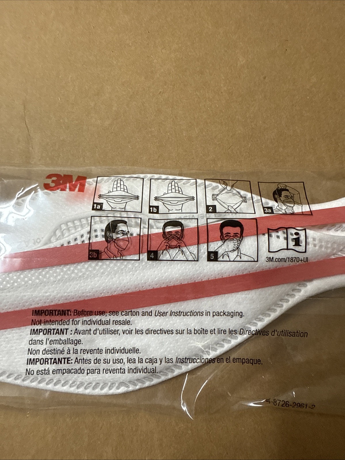 3m Aura 1870+ N95 Mask – Bag of 20 masks