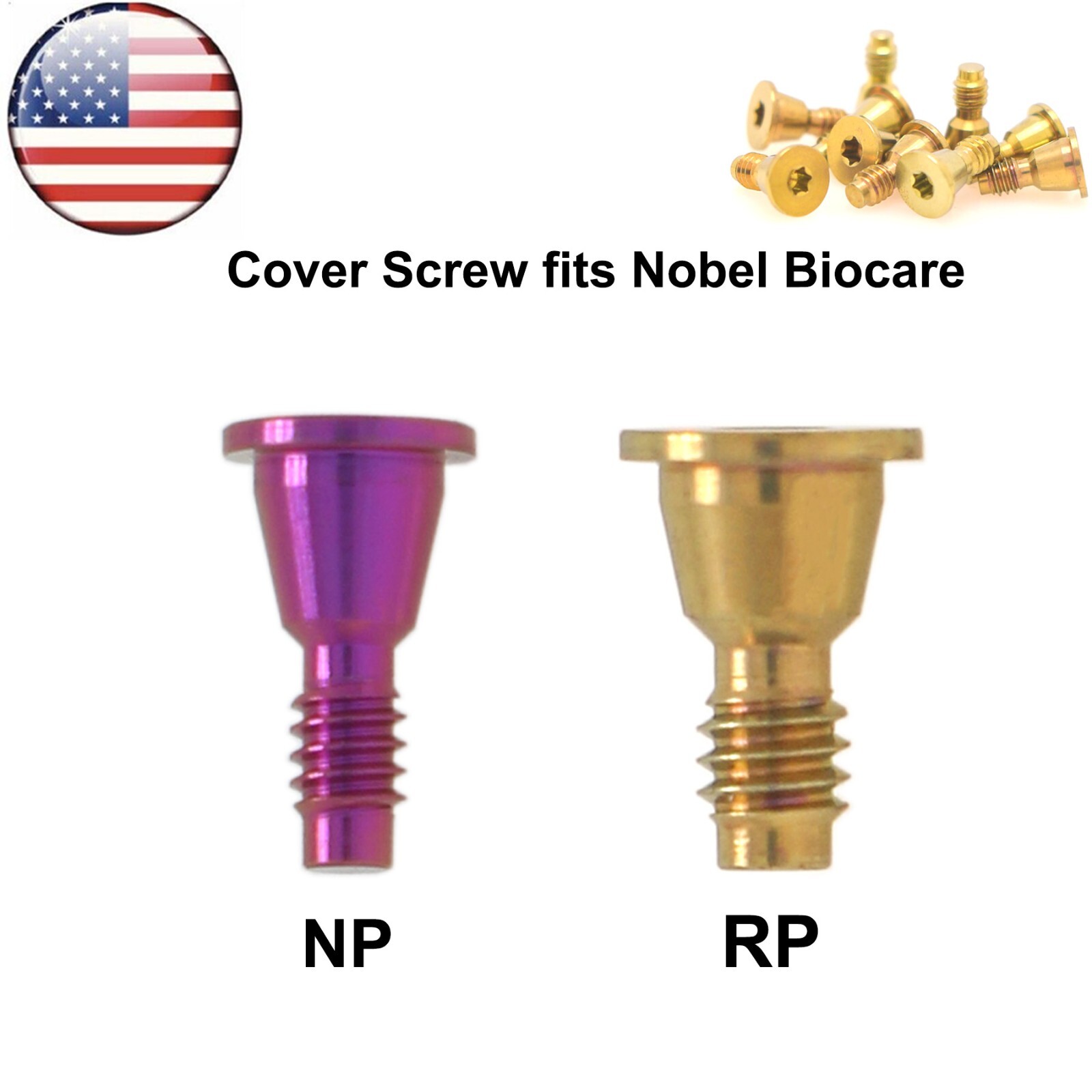 US Fit Nobel Active Healing Abutment NP/RP Impression Coping Closed/Open Tray