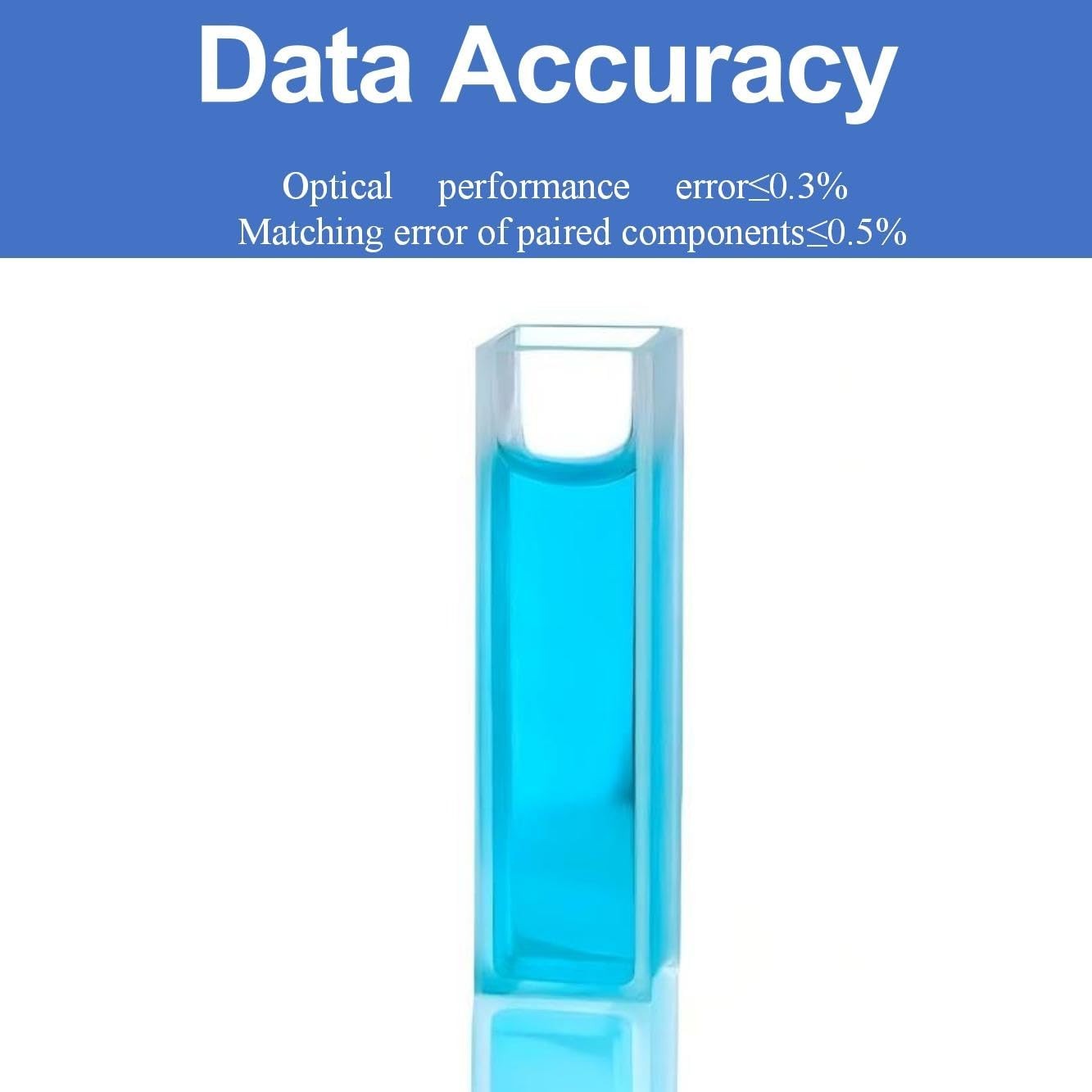 Quartz Cuvette Set: 2 x 10 mm, 3.5 ml, 190-2500 nm for Accurate Analysis