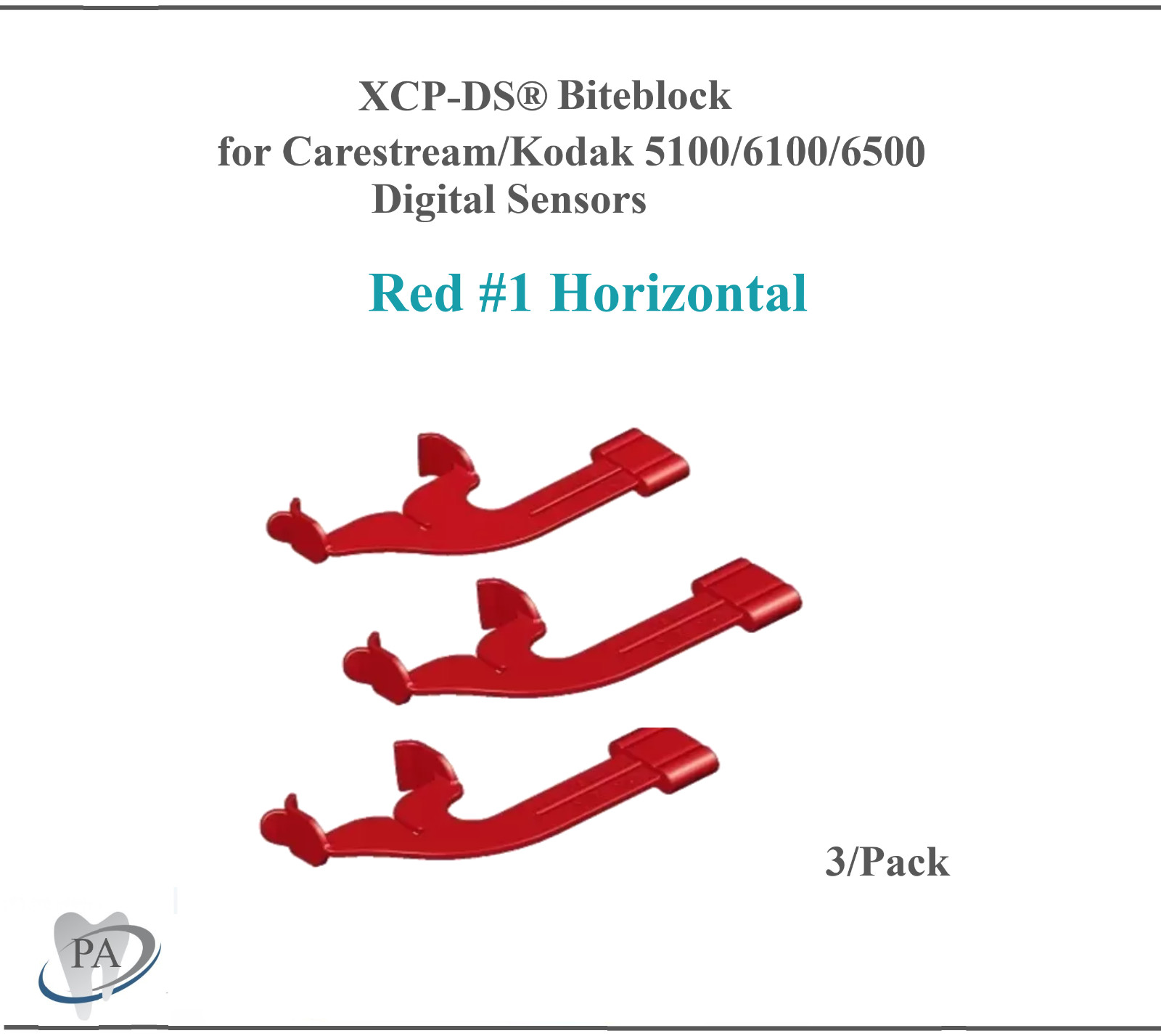 Dental X-Ray XCP-DS Biteblock for Carestream/Kodak 5100/6100/6500 Digital Sensor