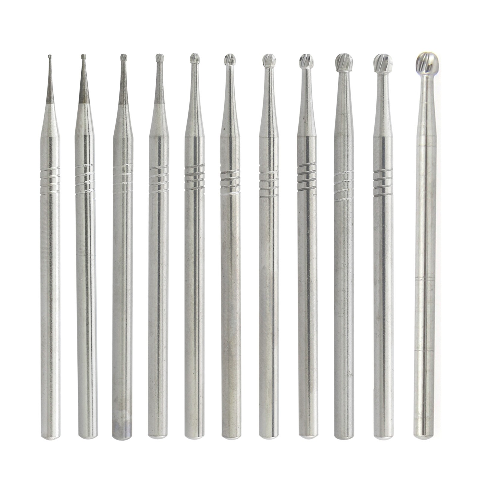 Wave Dental Carbide Bur Round HP 1 2 3 4 5 6 8 10 44.5mm Long Straight Low Speed