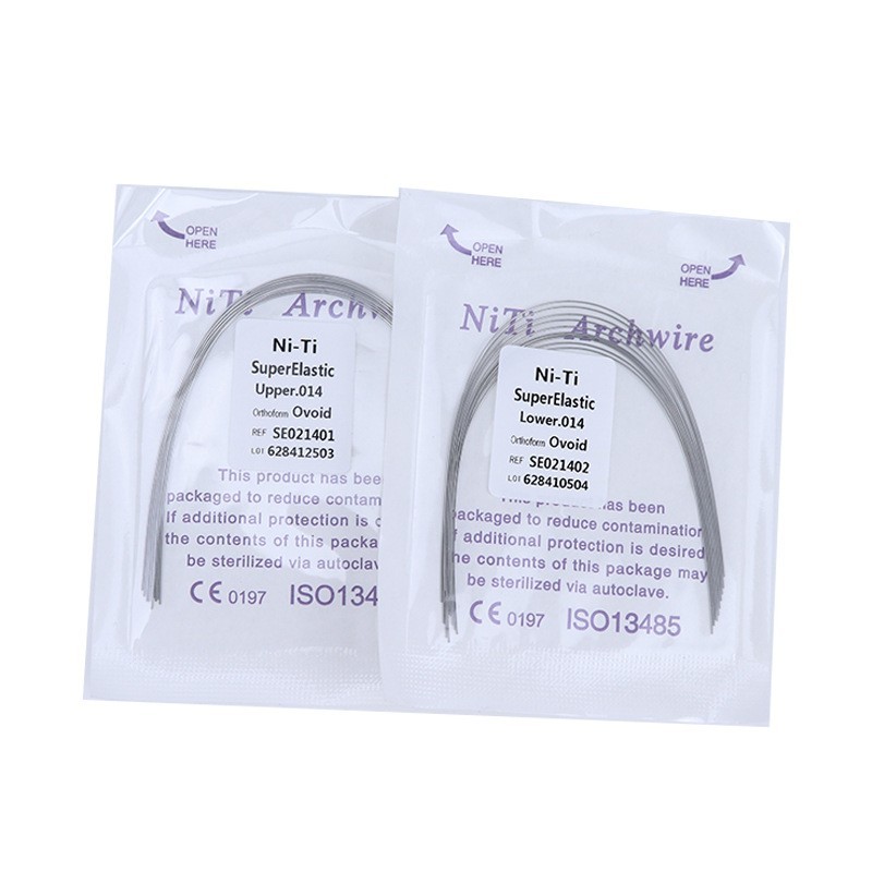NiTi Orthodontic Arch Wire Round Super Elastic 10pcs 012 014 016 018 020
