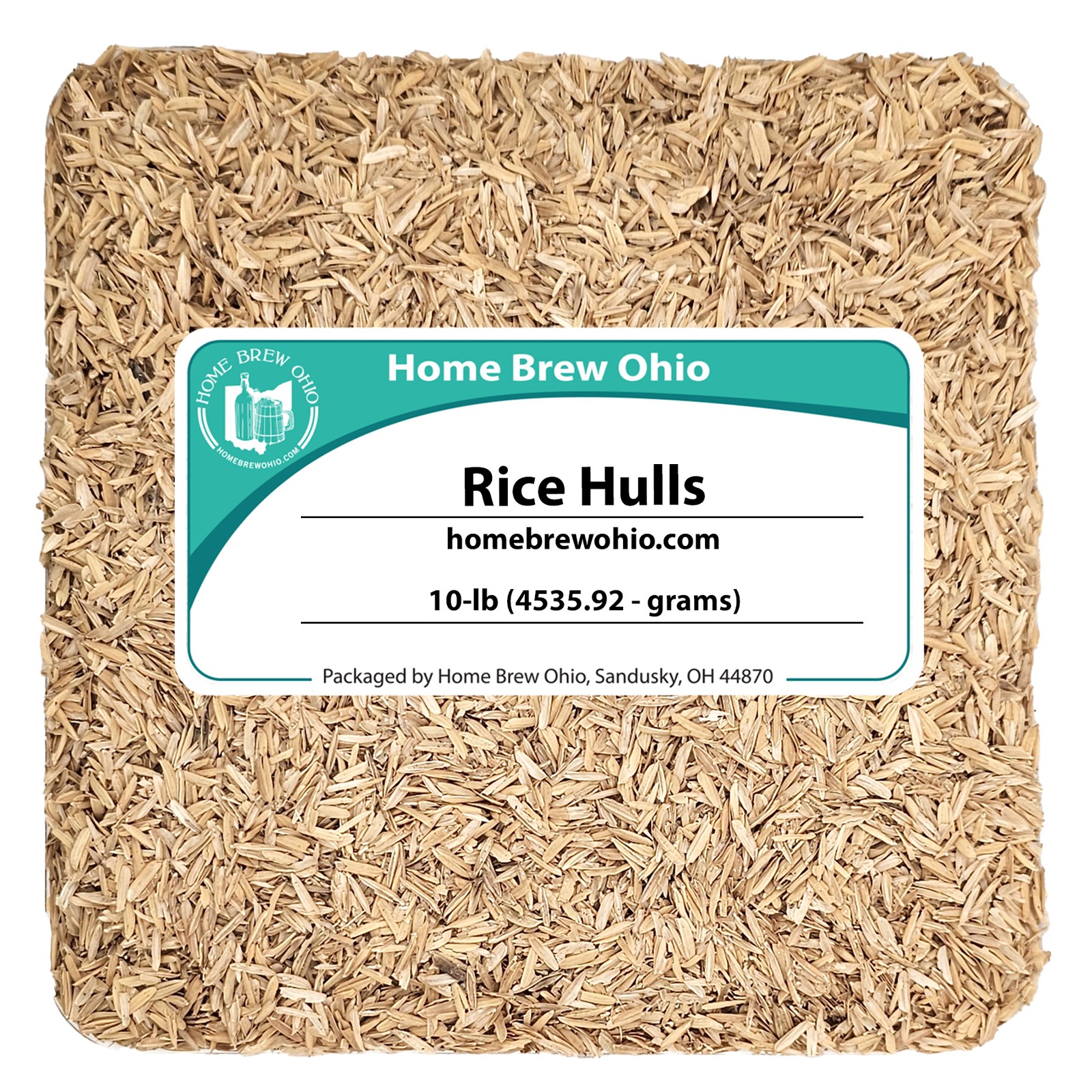 Rice Hulls 10 lb for Home Brew Beer Making