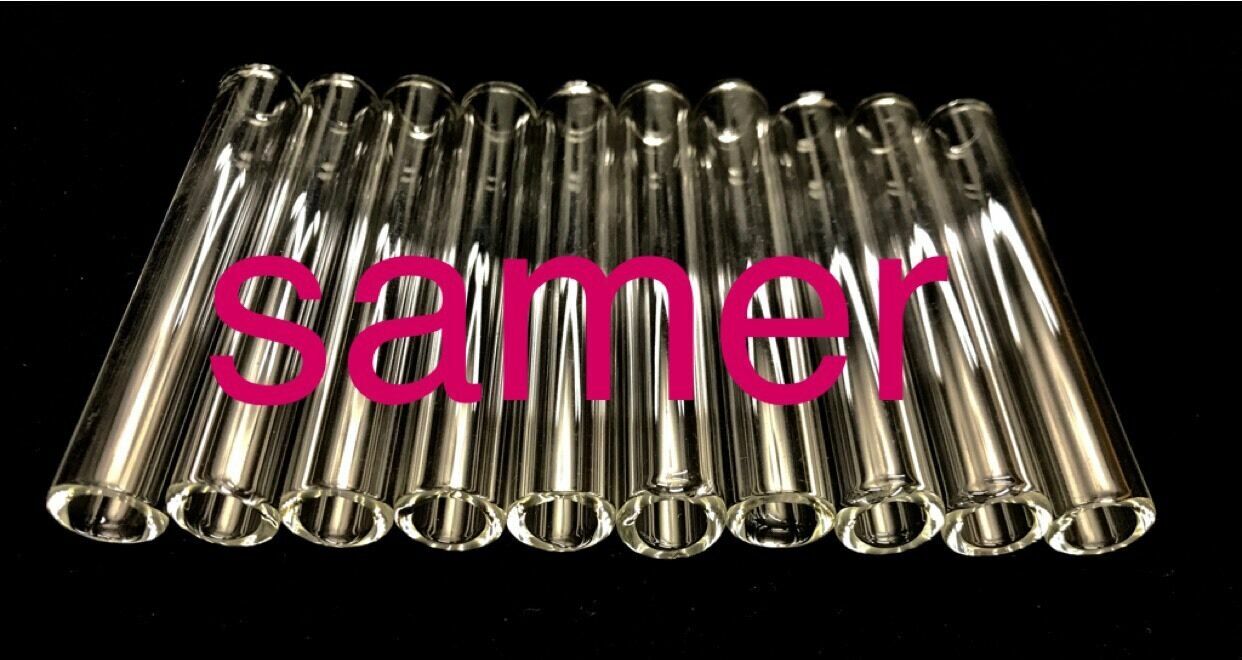 3″ Long Glass Blowing Tubes 12mm OD 8mm ID Tubes 2 mm** select quantity