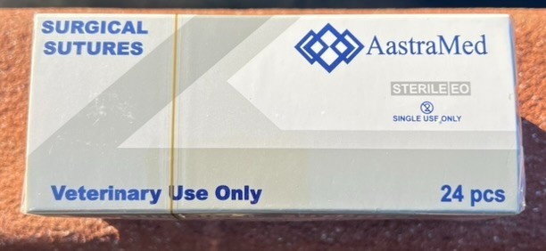 3/0 PDS/PDO 72ct Veterinary Surgical Suture Polydioxanone monofilament Dental