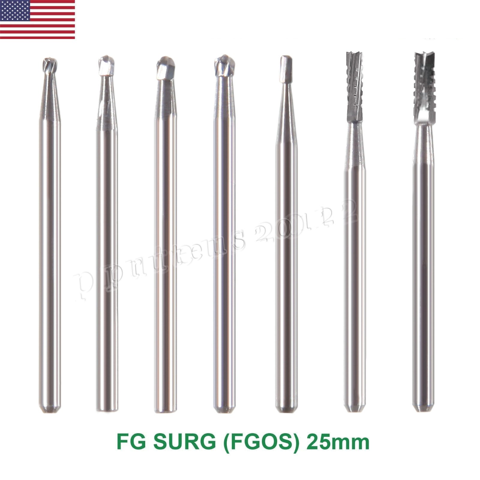 Dental Carbide Surgical Length Long Bur 557 556 558 2 3 4 5 25mm For High Speed