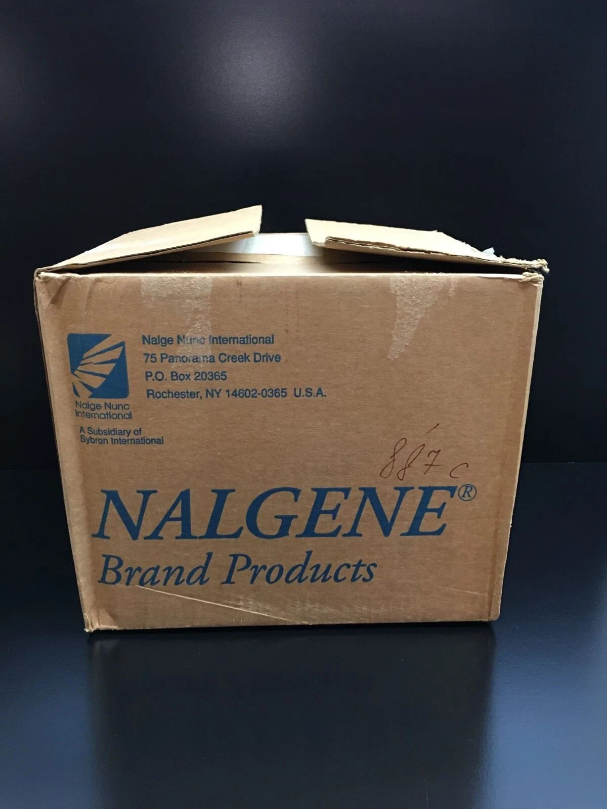 Thermo Fisher NALGENE REF 5055-5002 Microcentrifuge Tube Box 0.2mL 133x133x51mm