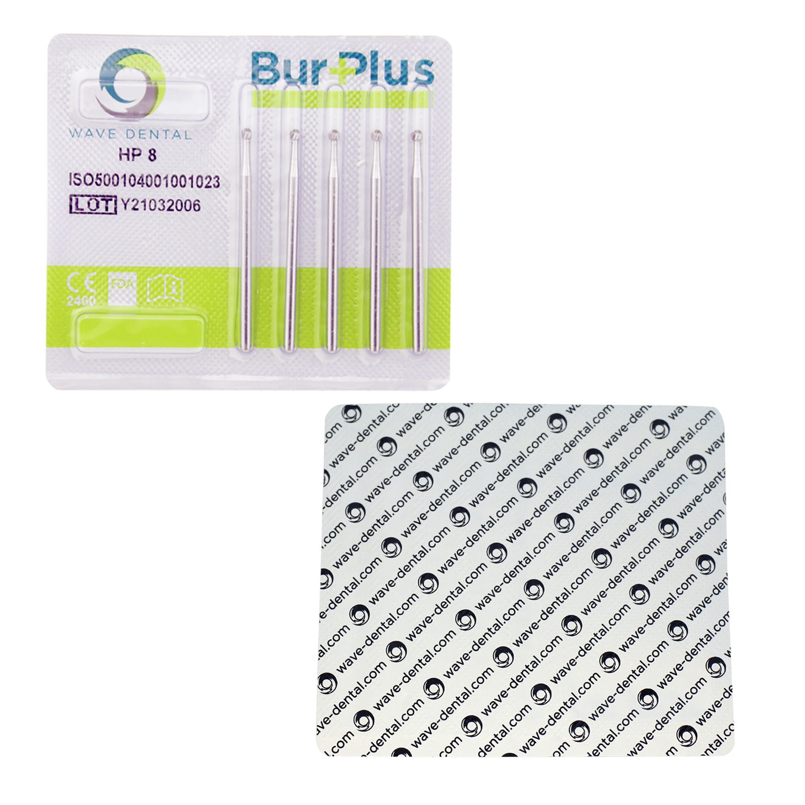 Wave Dental Carbide Bur Round HP 1 2 3 4 5 6 8 10 44.5mm Long Straight Low Speed