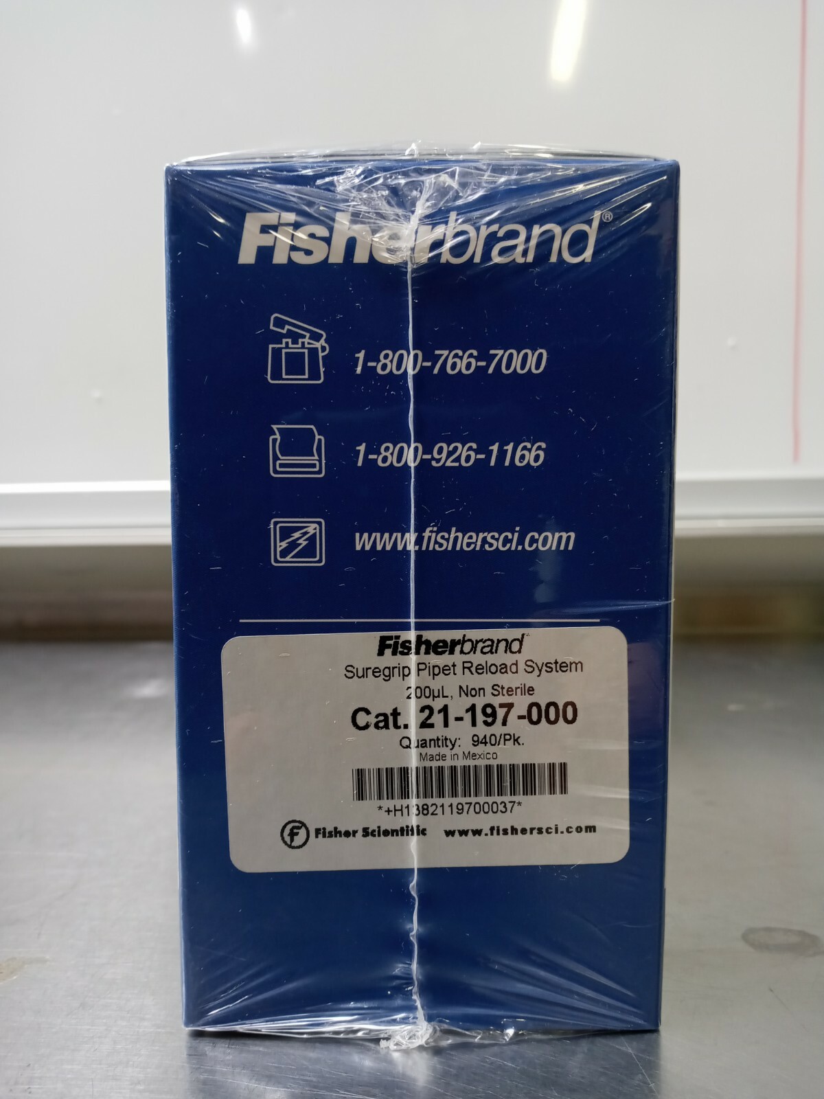 Fisherbrand SureGrip Pipet Tip Reload System 21-197-000 Non Sterile 940/Pk