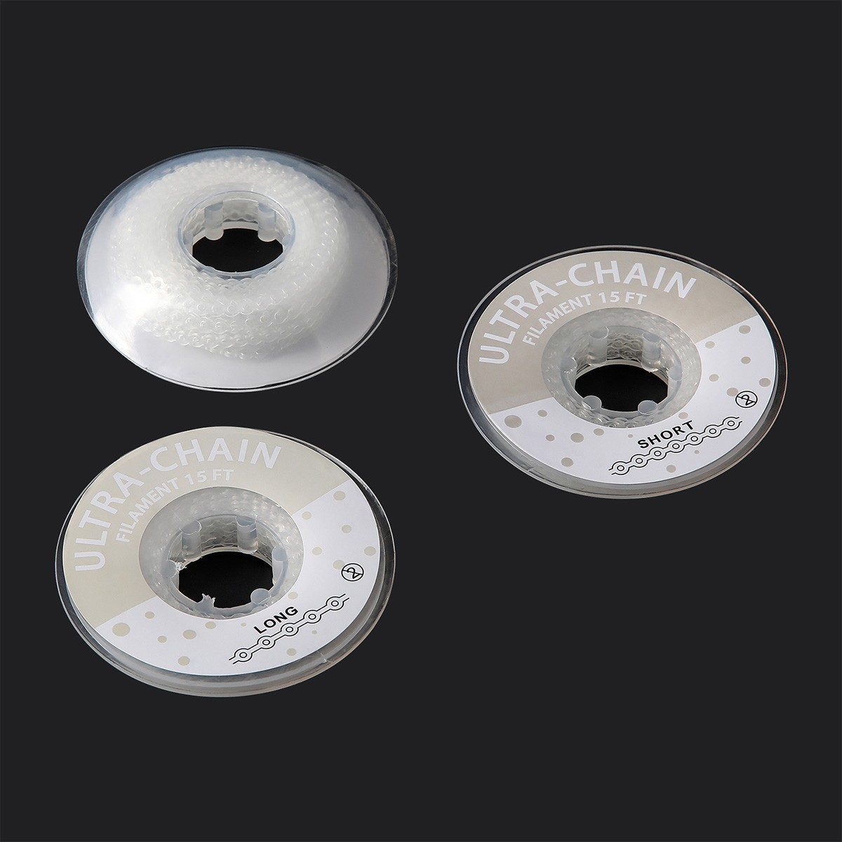 1x Dental Orthodontic Elastic Ultra Power Chain Long /Short /Closed Transparent