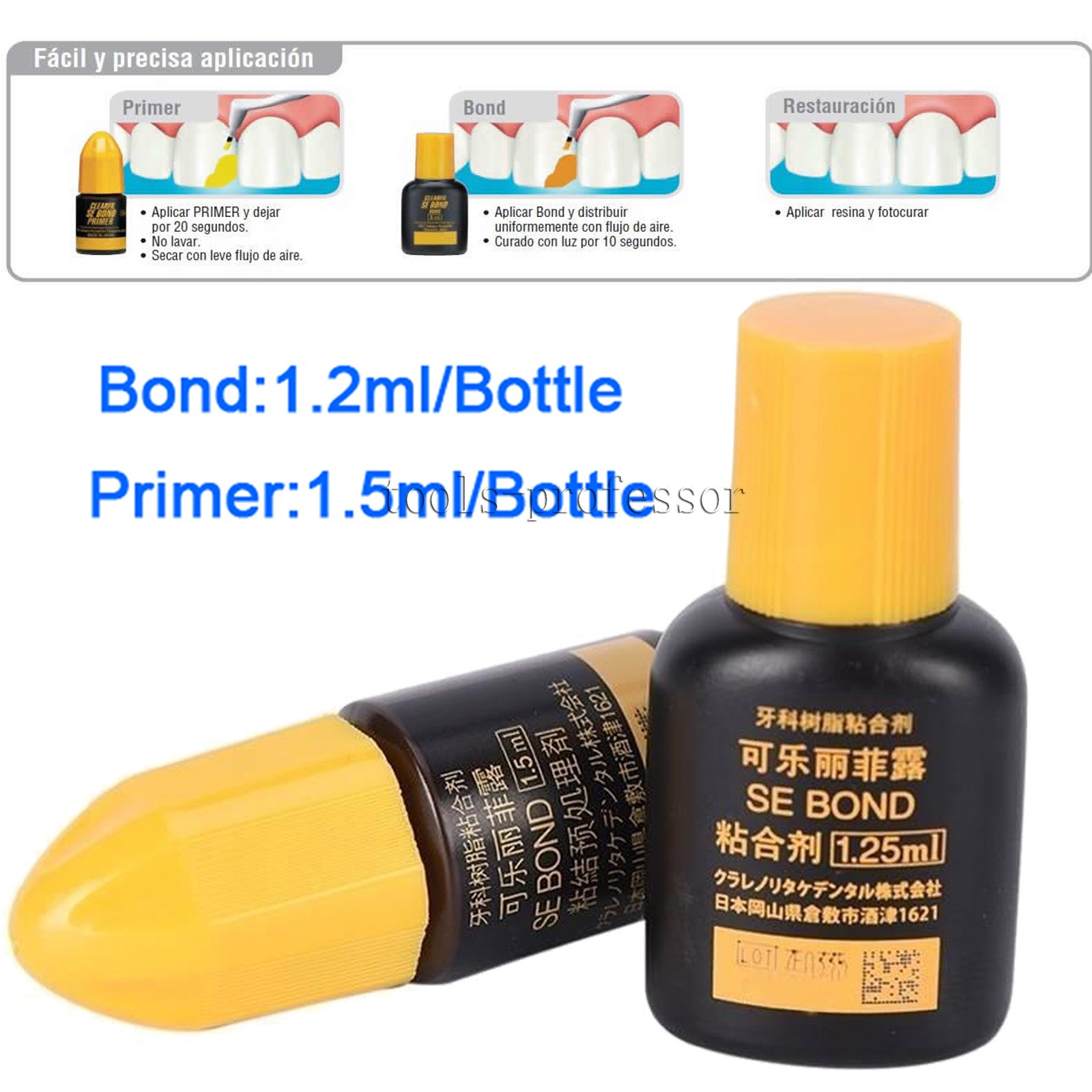 1-10 Kuraray Dental CLEARFIL SE BOND light-curing Bonding Primer Self-etching