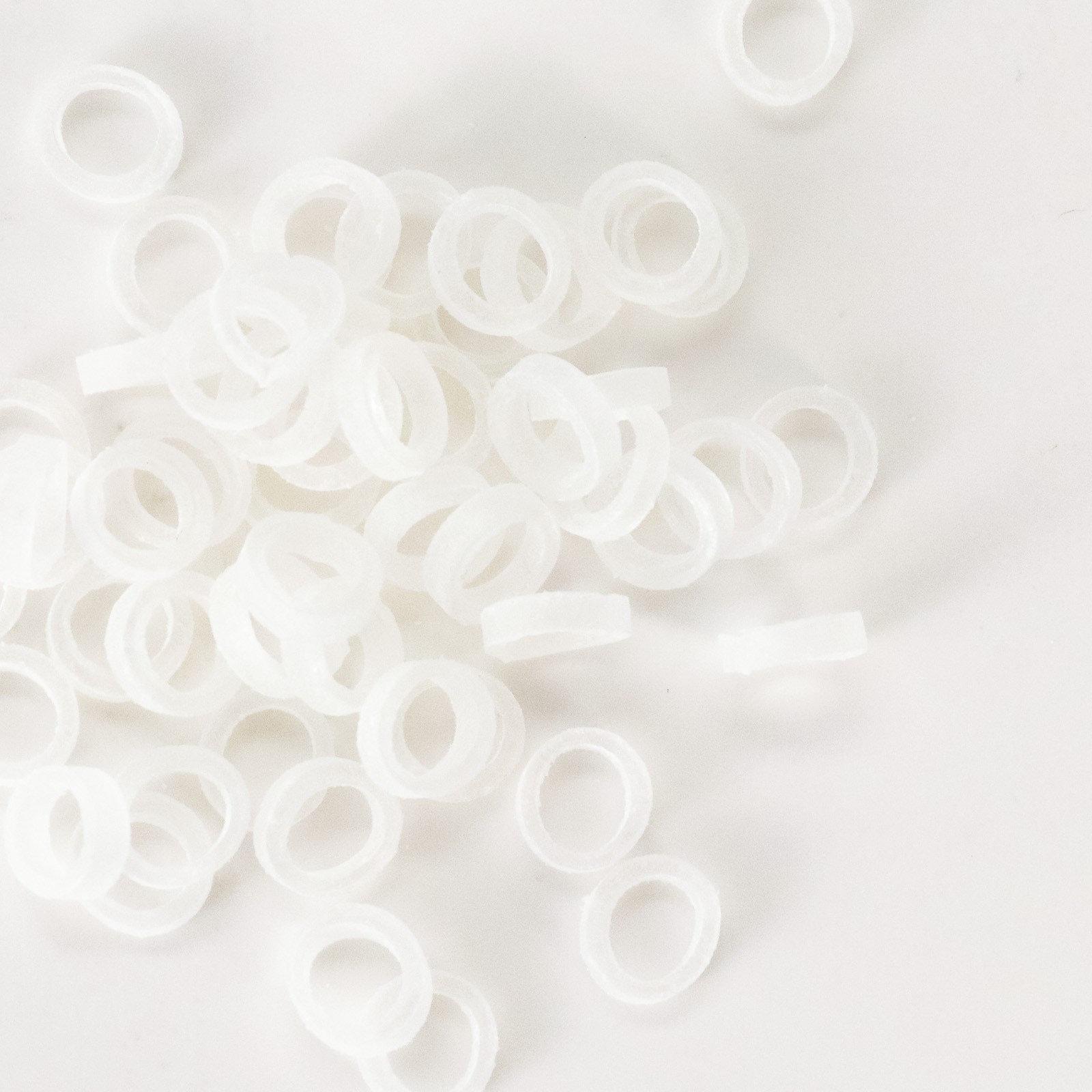 100pcs/pack JMU Dental Orthodontic Latex Free Elastic Bands Extra Heavy Clear