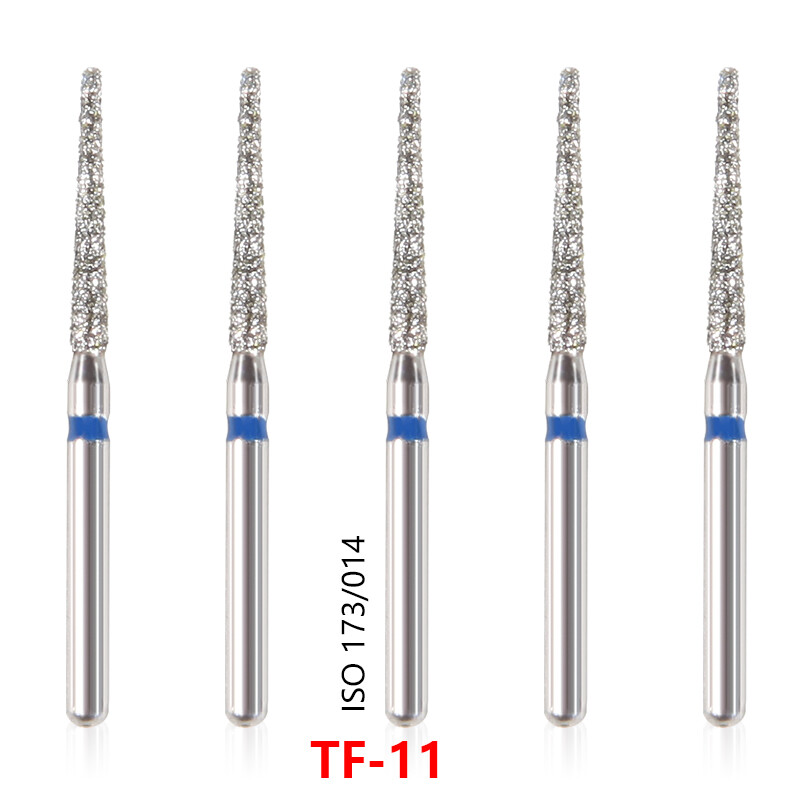 20Types 100Pcs Dental Diamond Burs Drills For High Speed Handpiece Medium FG BUR
