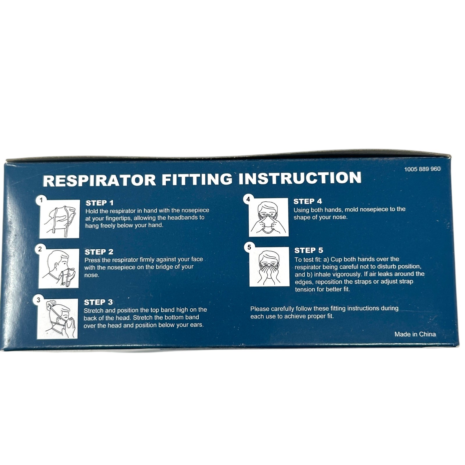 Lot of 2 Makrite Sekura-N95 Disposable Respirator Face Masks NIOSH Approved
