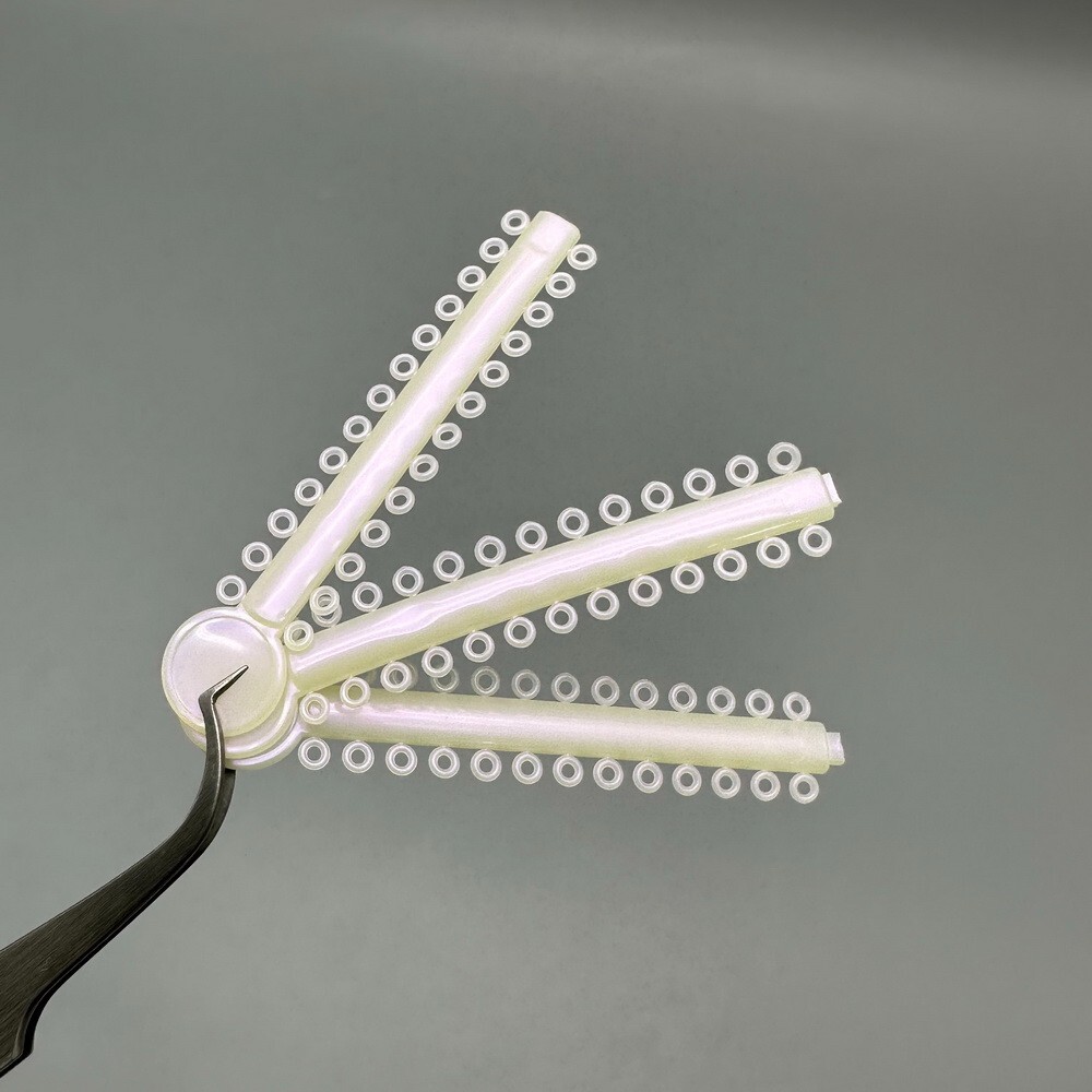 1Pack Dental Orthodontic Elastic Ligature Ties Rubber Bands Single/Double Colors