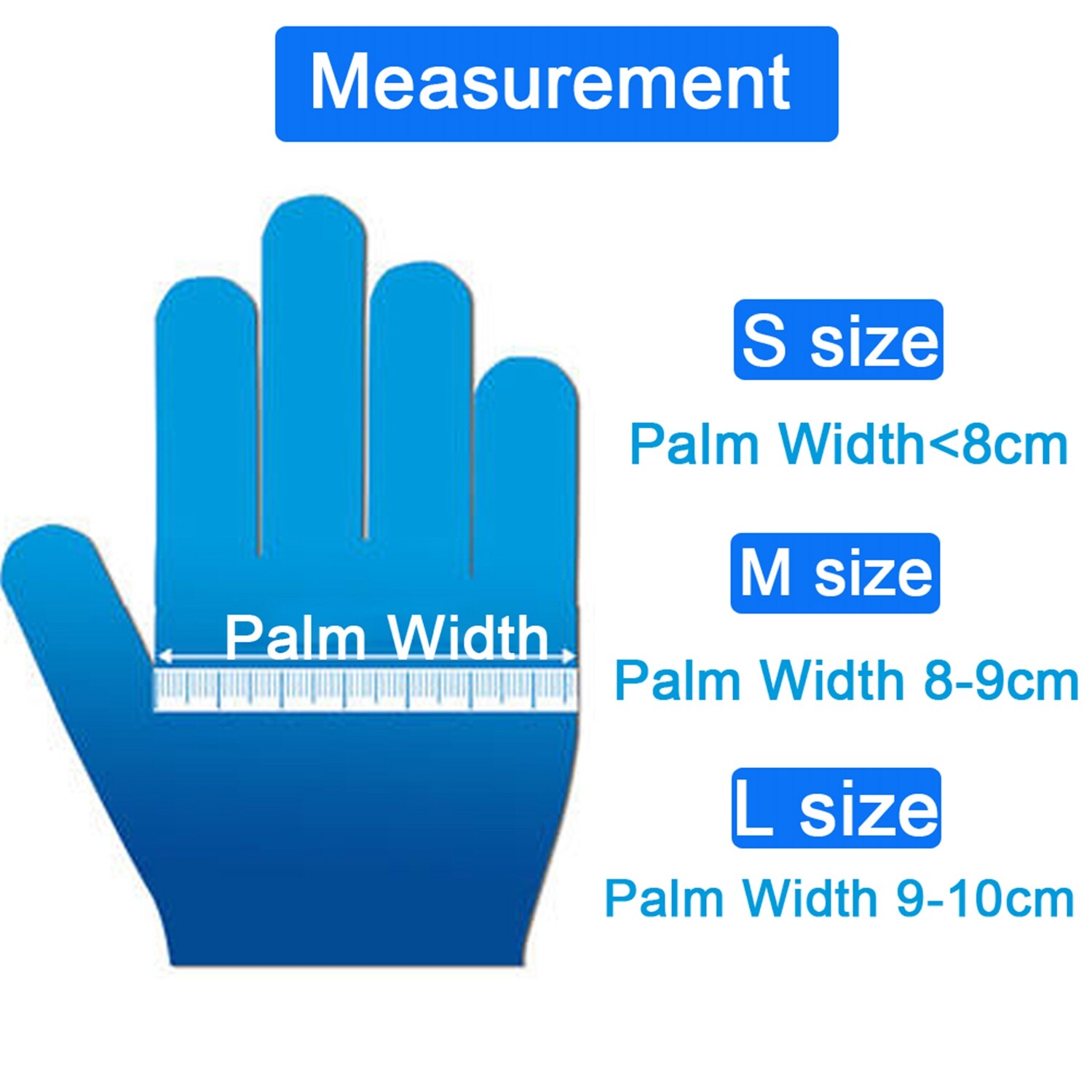 3000pcs Nitrile Exam Gloves Durable Thicken 4mil Non-Latex Powder Free S/M/L/XL