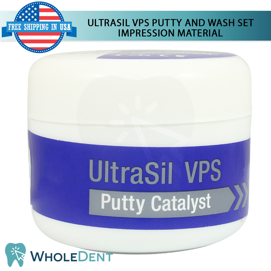 UltraSil VPS Putty Set Dental Impression Material Hydrophilic 100g Wash 50ml
