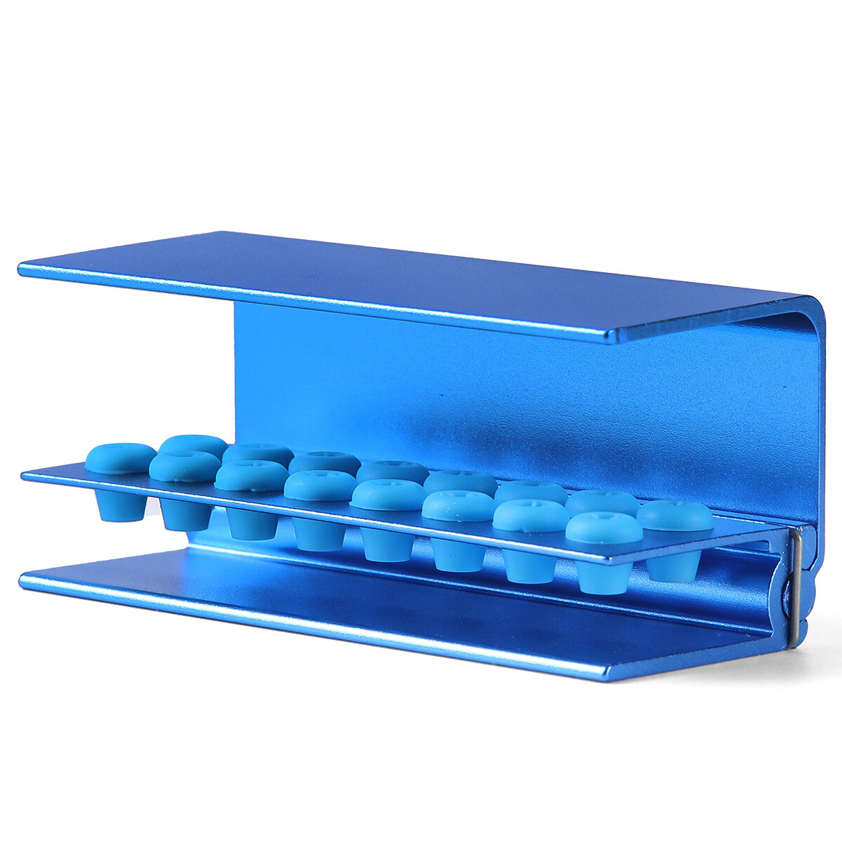 AZDENT Dental Burs Holder Block 10 Hole/16 Hole Silicon Cover FG RA Autoclavable
